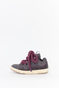 LANVIN SHARK GREY CURB SNEAKERS