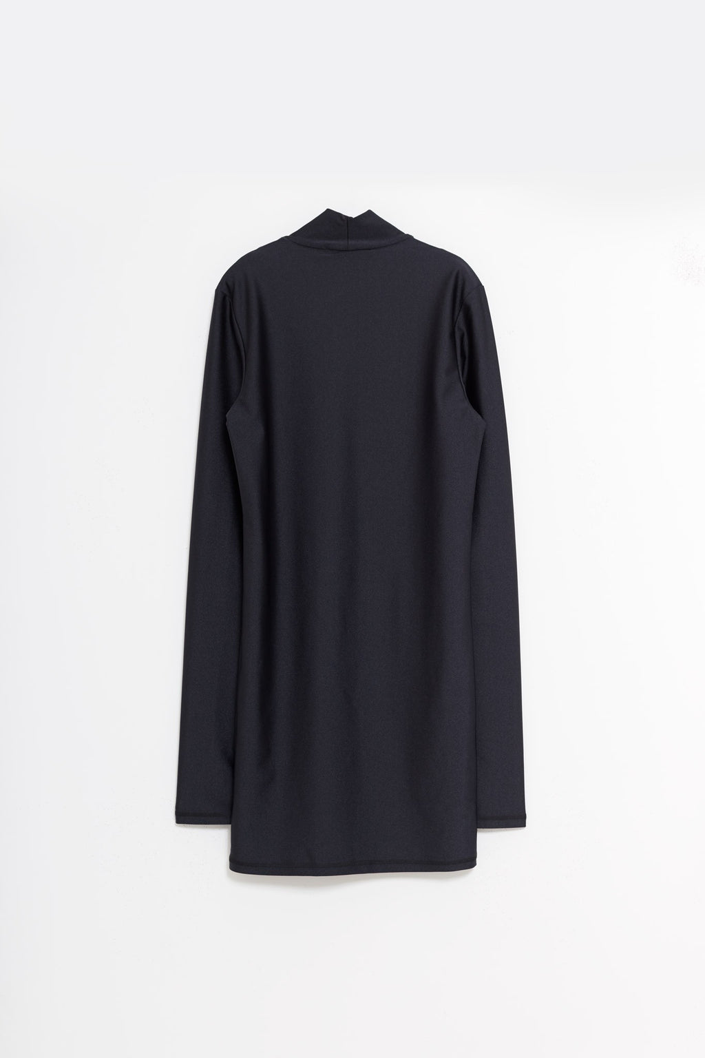 COPERNI BLACK HIGH NECK FITTED MINI DRESS
