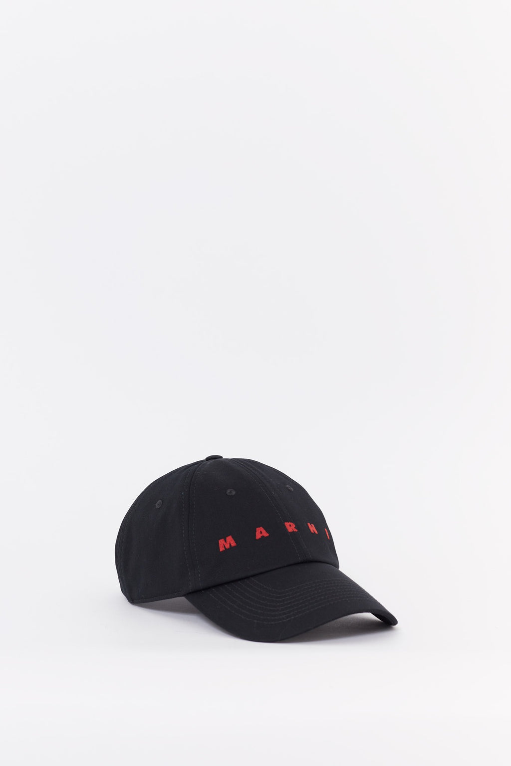 MARNI BLACK LOGO HAT