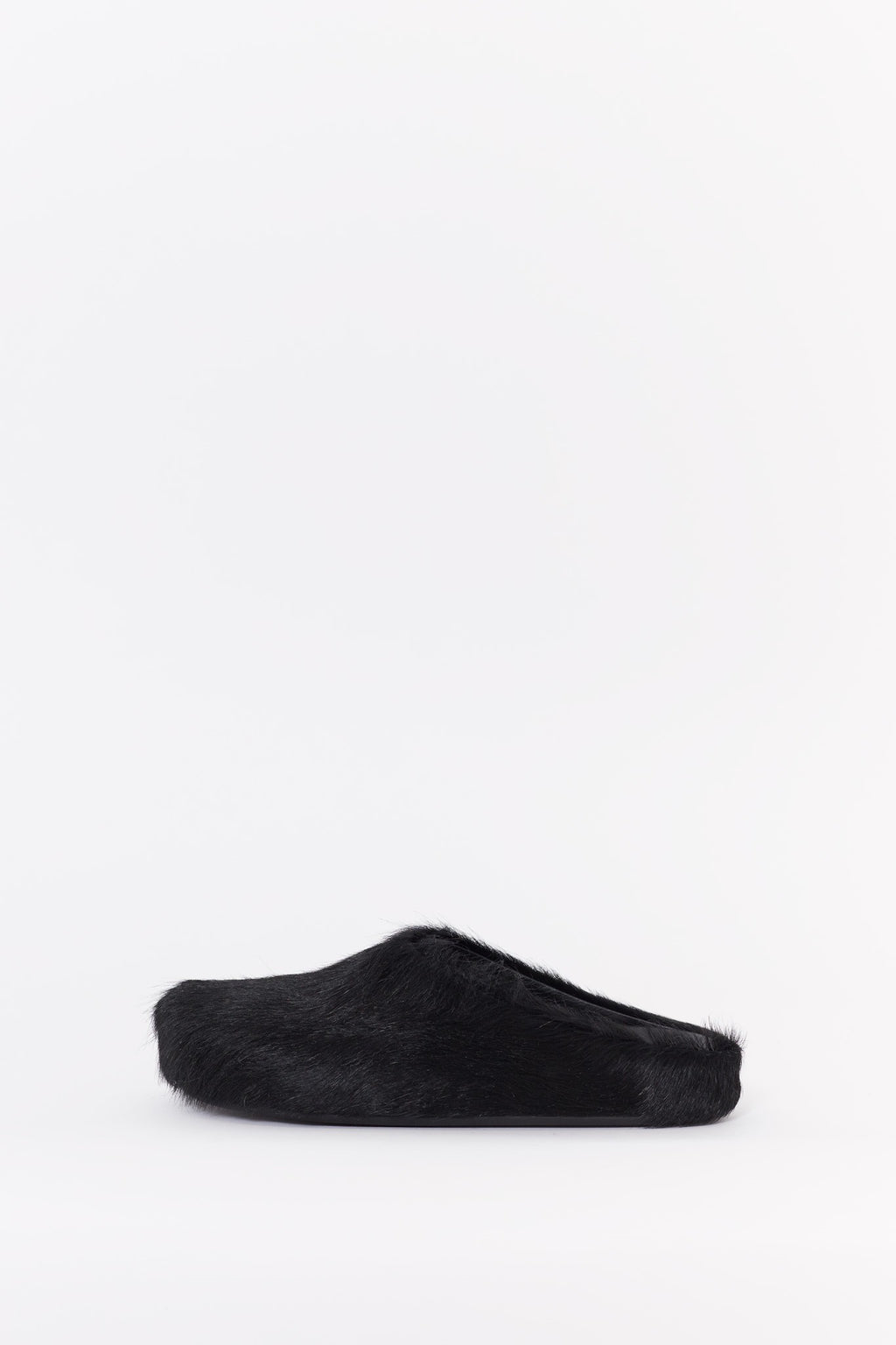 MARNI BLACK FUSSBET SABOT LOAFERS