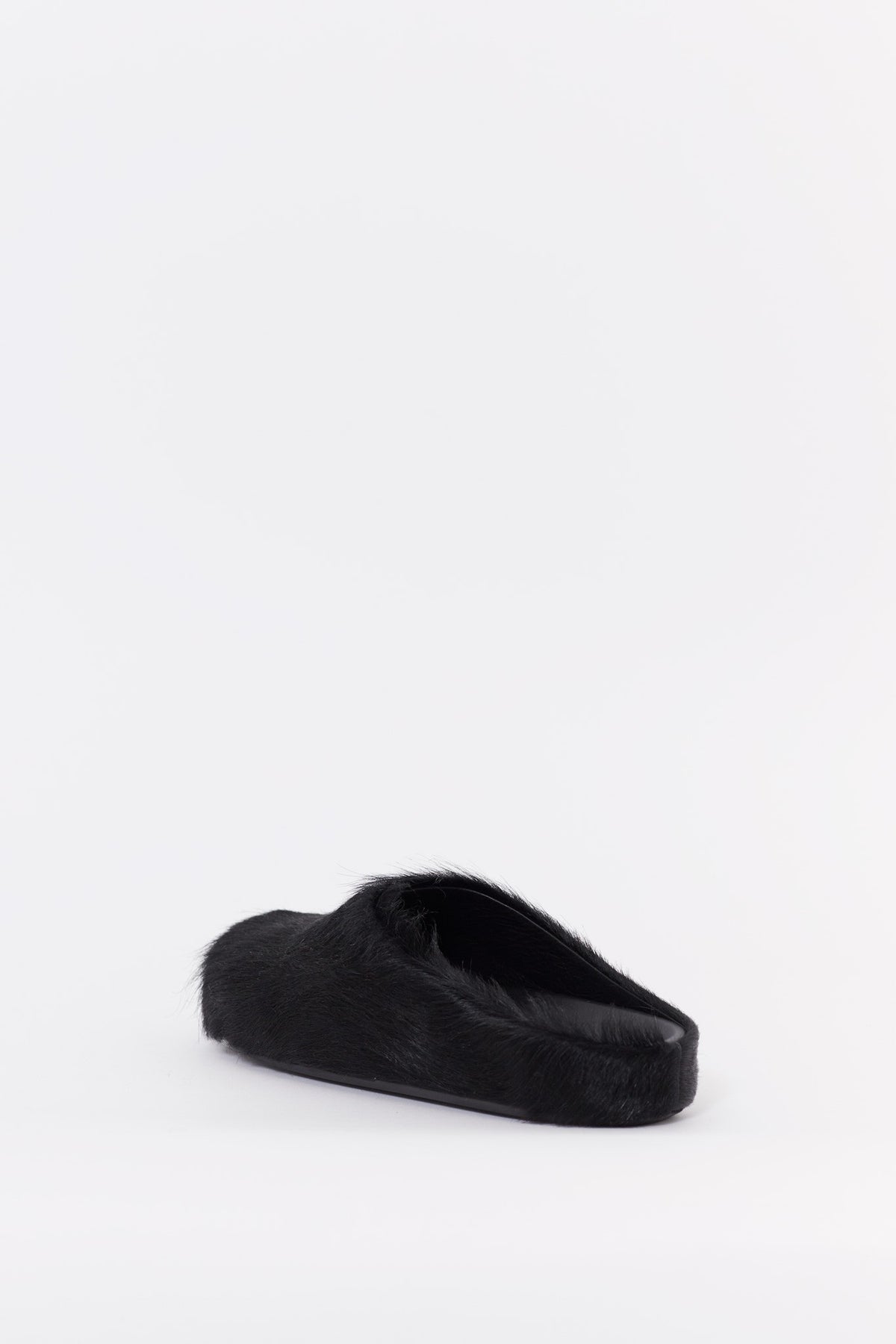 MARNI BLACK FUSSBET SABOT LOAFERS