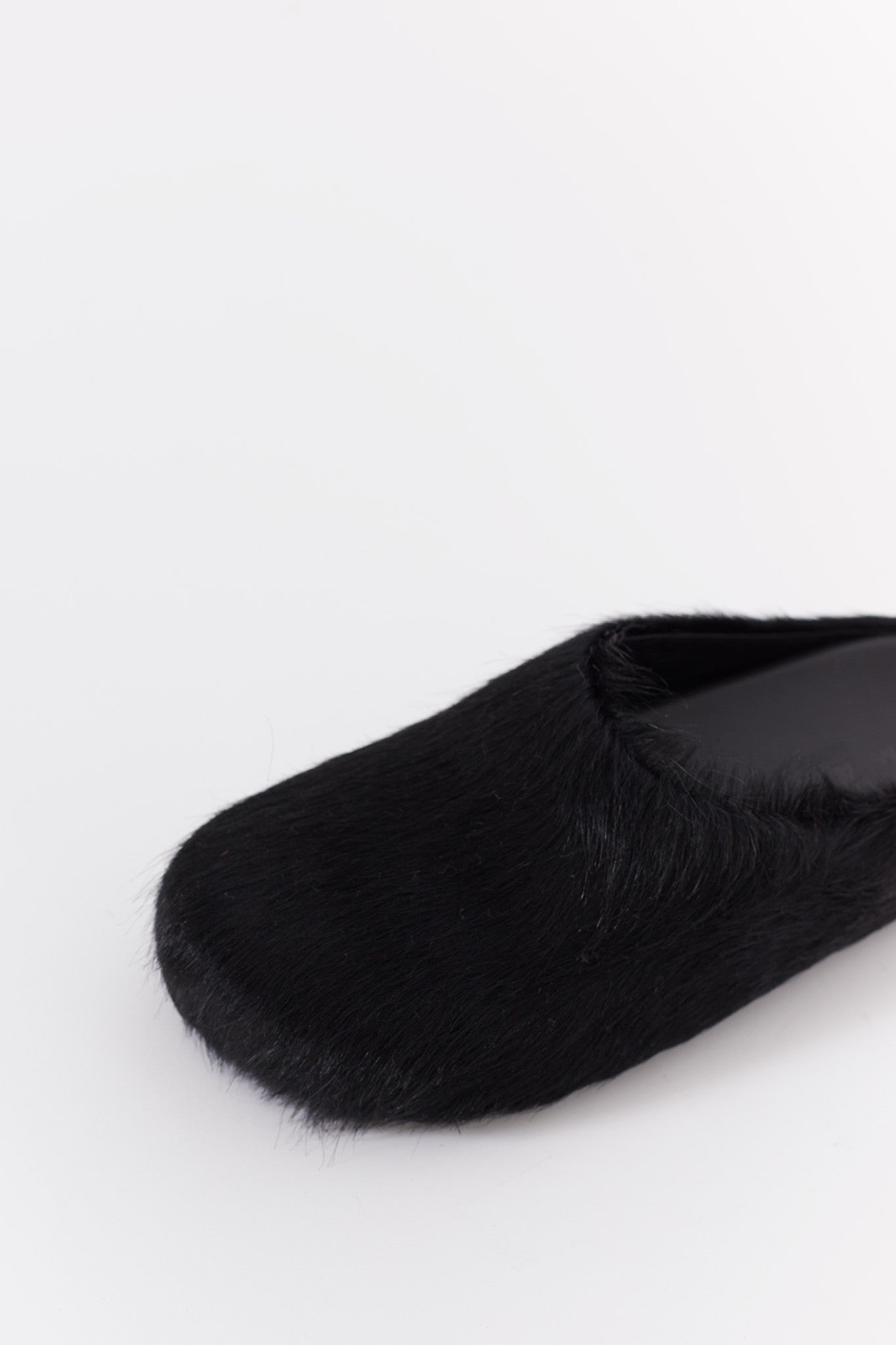 MARNI BLACK FUSSBET SABOT LOAFERS
