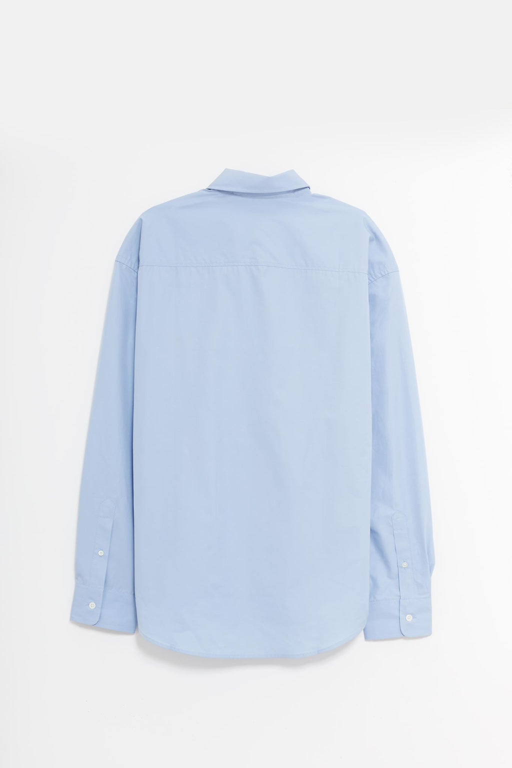 AMI CASHMERE BLUE BOXY FIT SHIRT