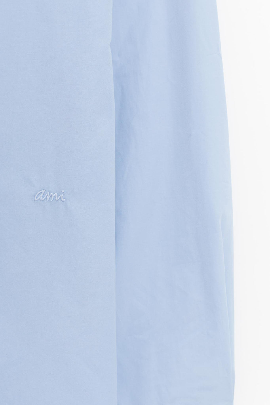 AMI CASHMERE BLUE BOXY FIT SHIRT