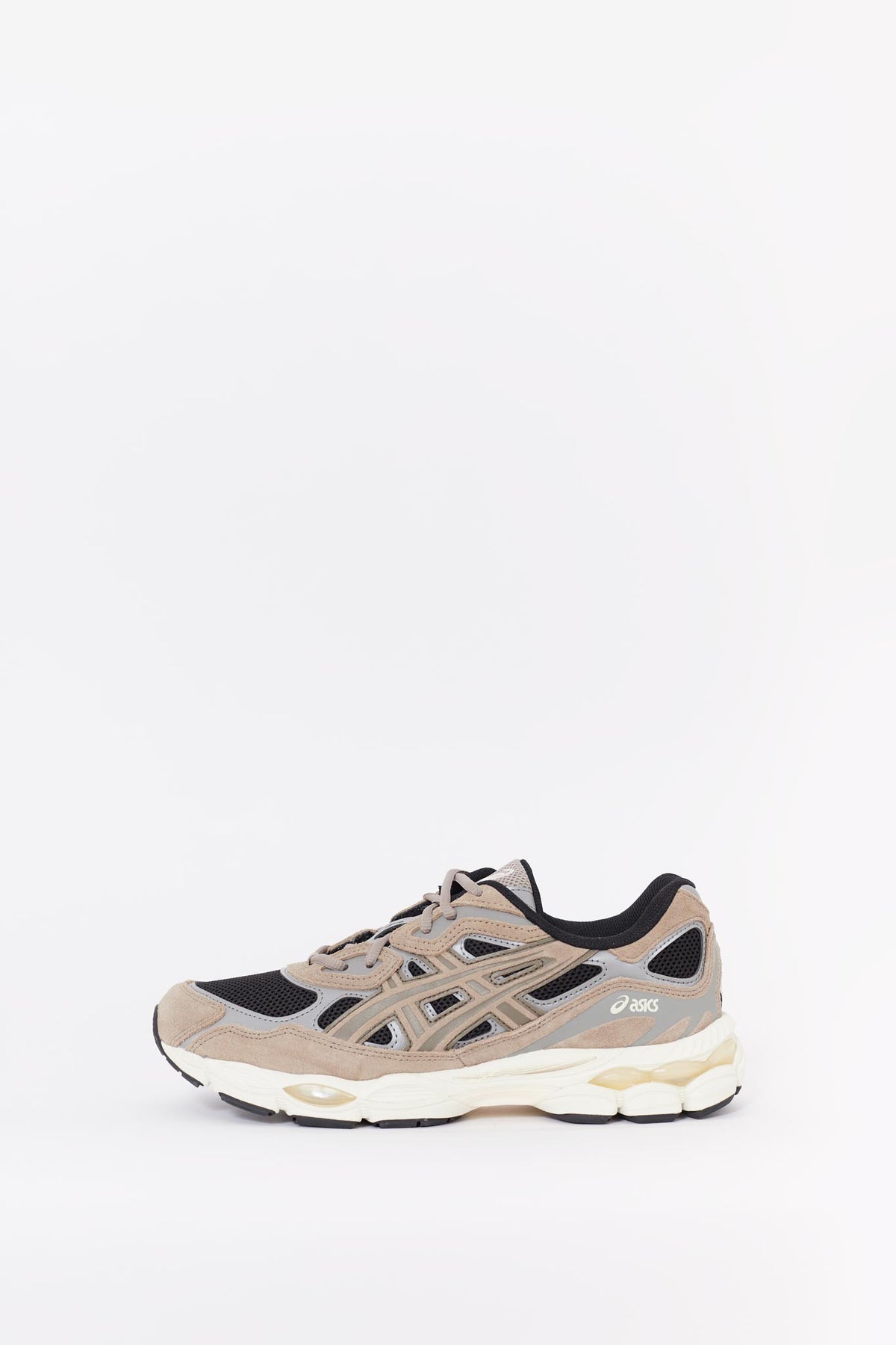ASICS BLACK GREIGE GEL NYC SNEAKERS