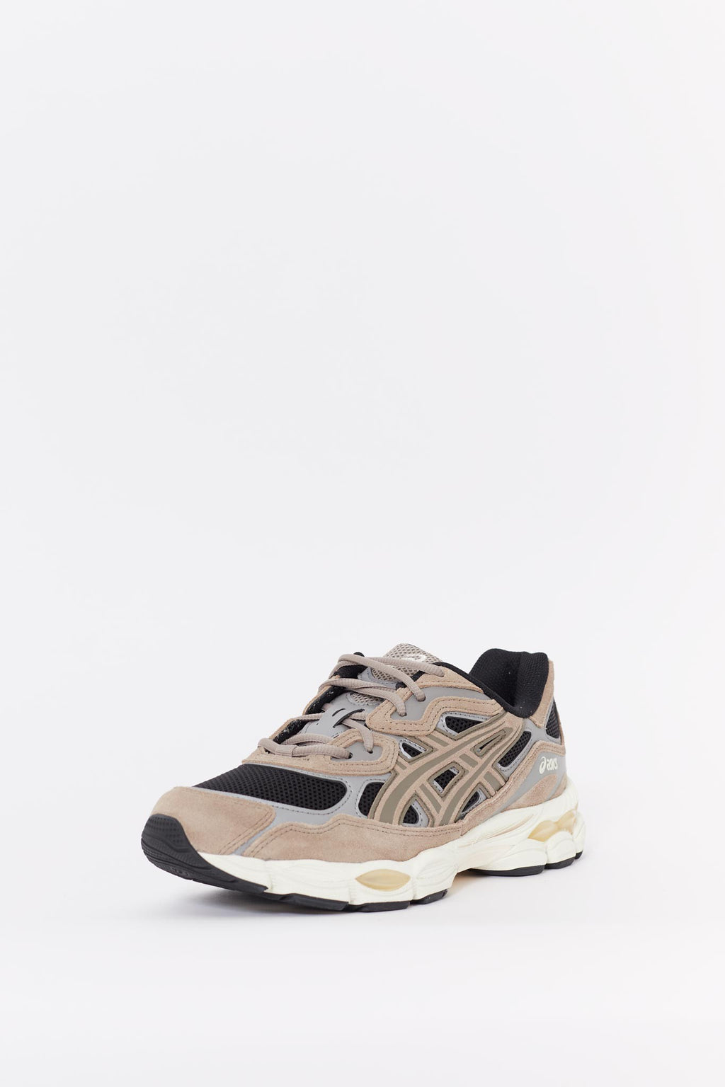 ASICS BLACK GREIGE GEL NYC SNEAKERS