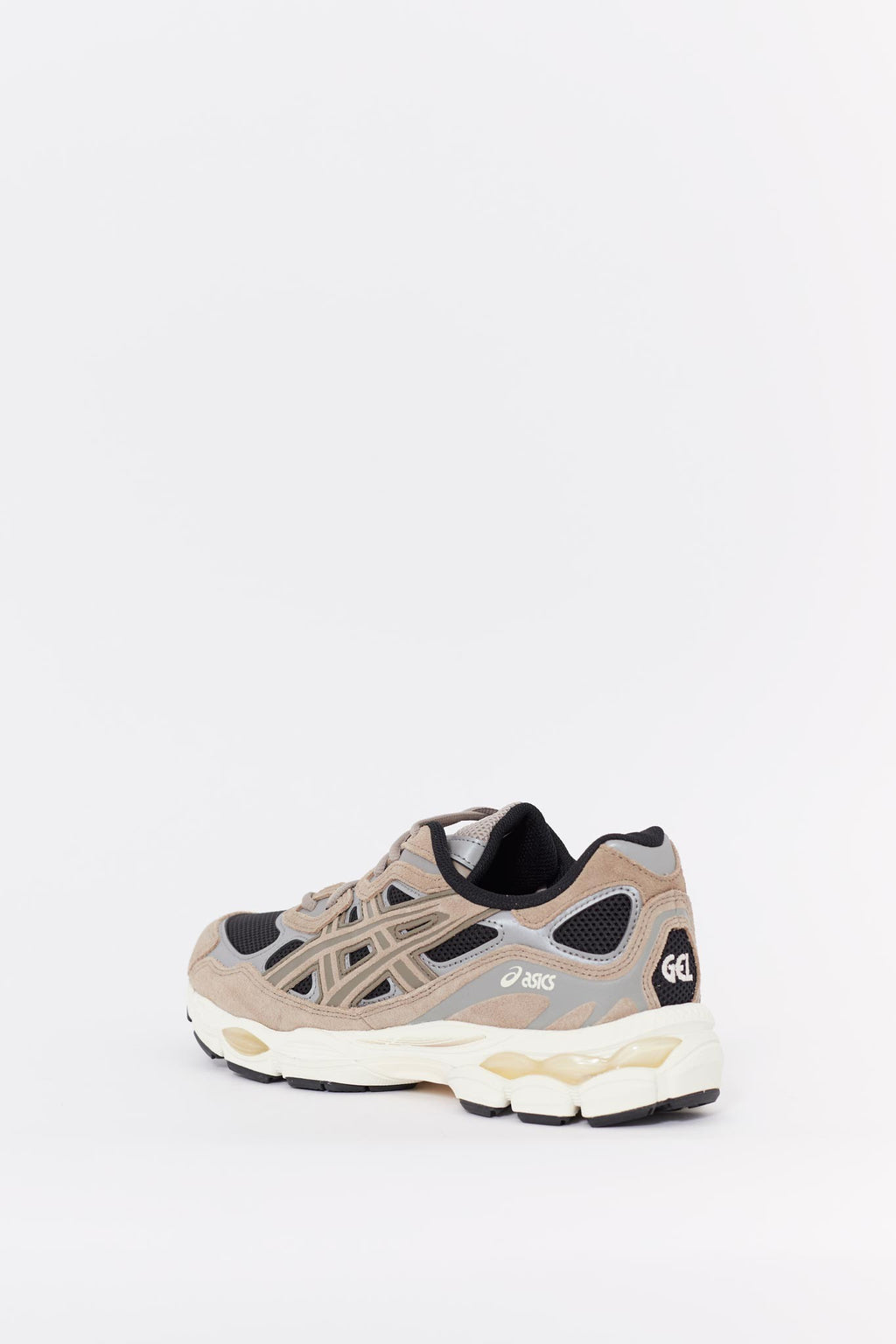 ASICS BLACK GREIGE GEL NYC SNEAKERS