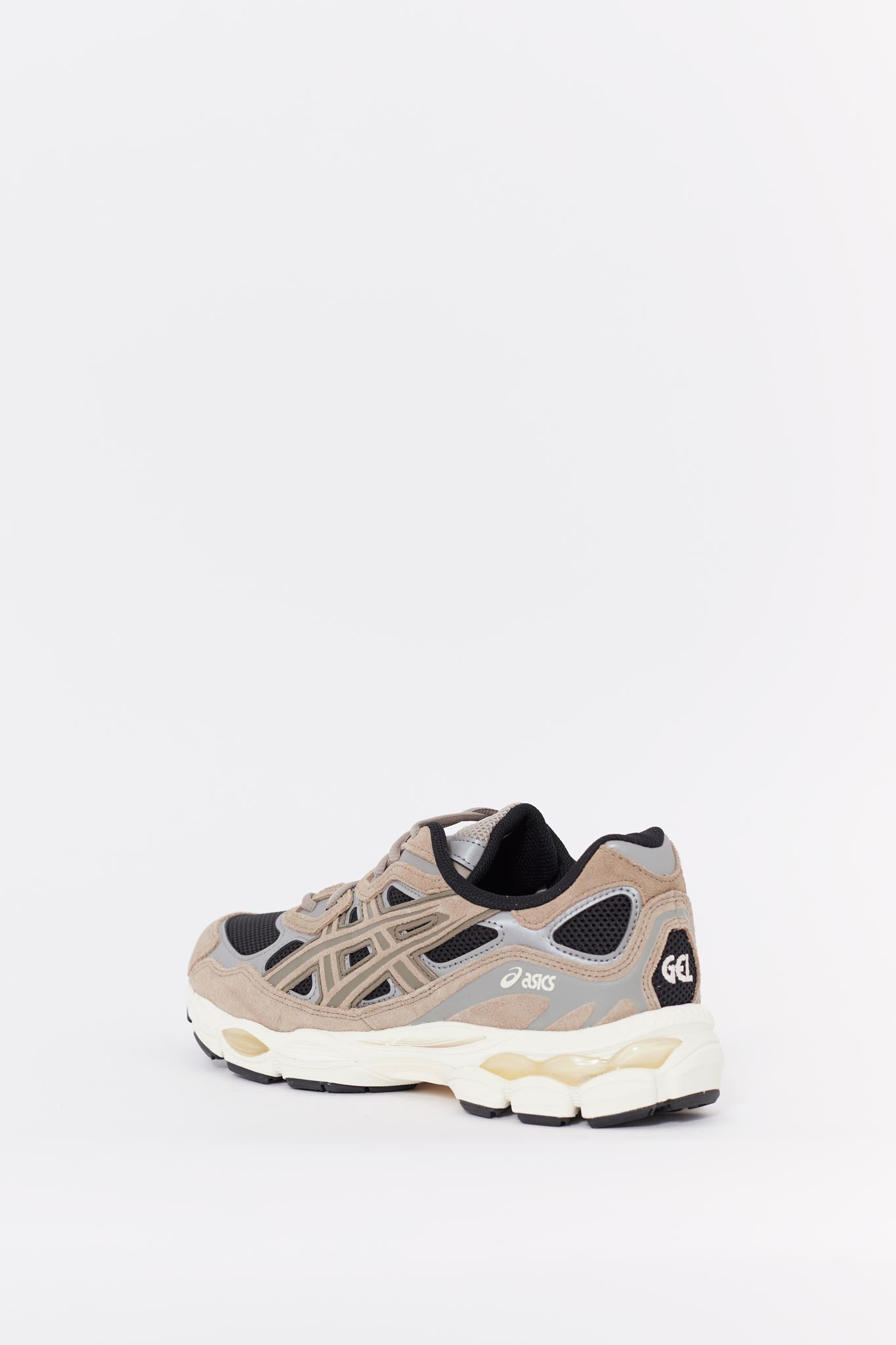 ASICS BLACK GREIGE GEL NYC SNEAKERS
