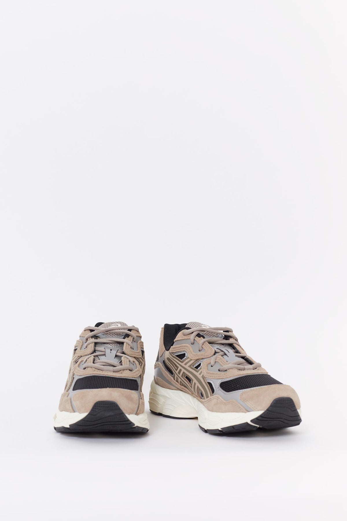 ASICS BLACK GREIGE GEL NYC SNEAKERS