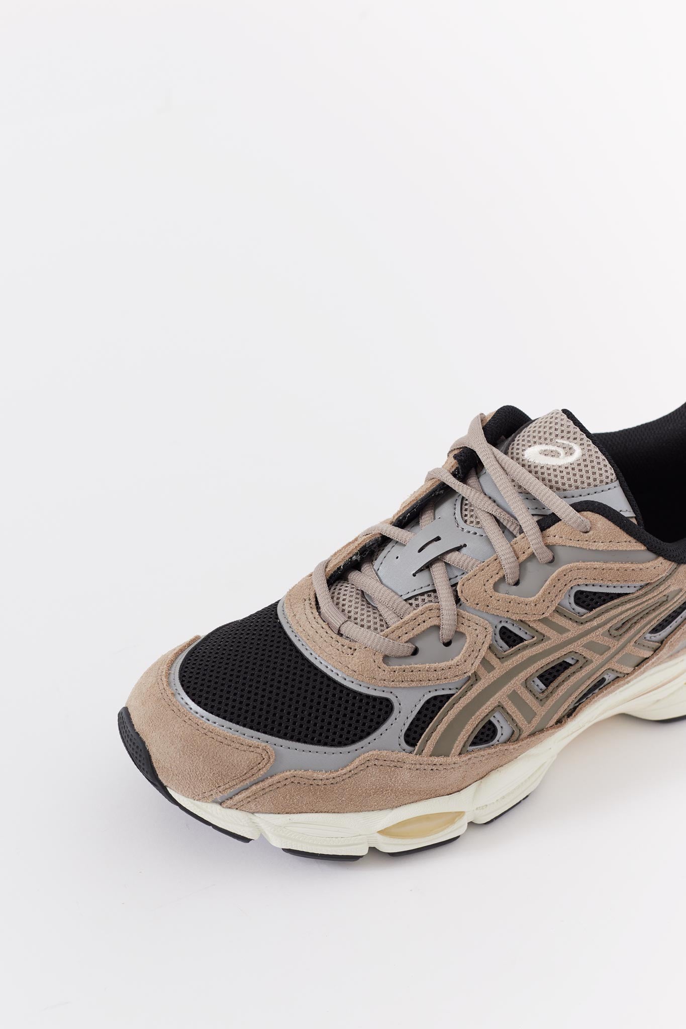 ASICS BLACK GREIGE GEL NYC SNEAKERS