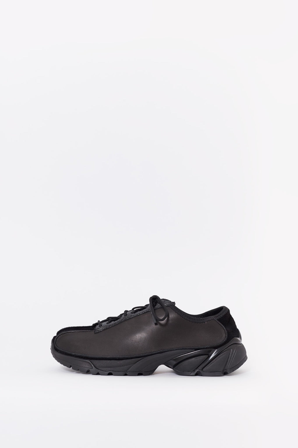 OUR LEGACY BLACK LEATHER KLOVE SNEAKERS