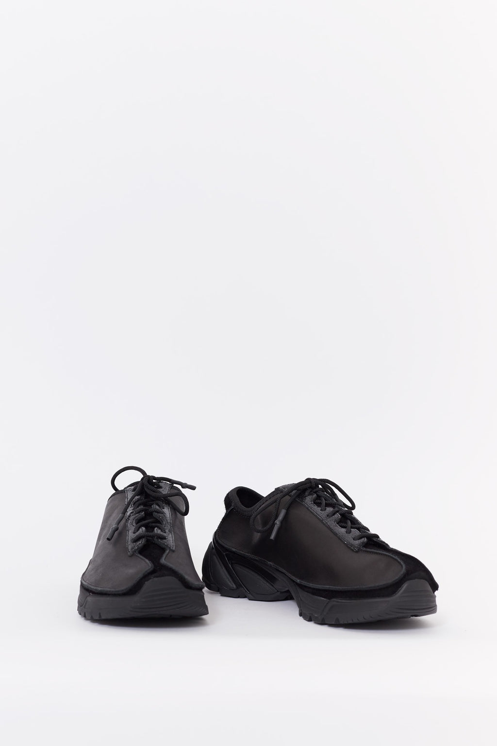 OUR LEGACY BLACK LEATHER KLOVE SNEAKERS