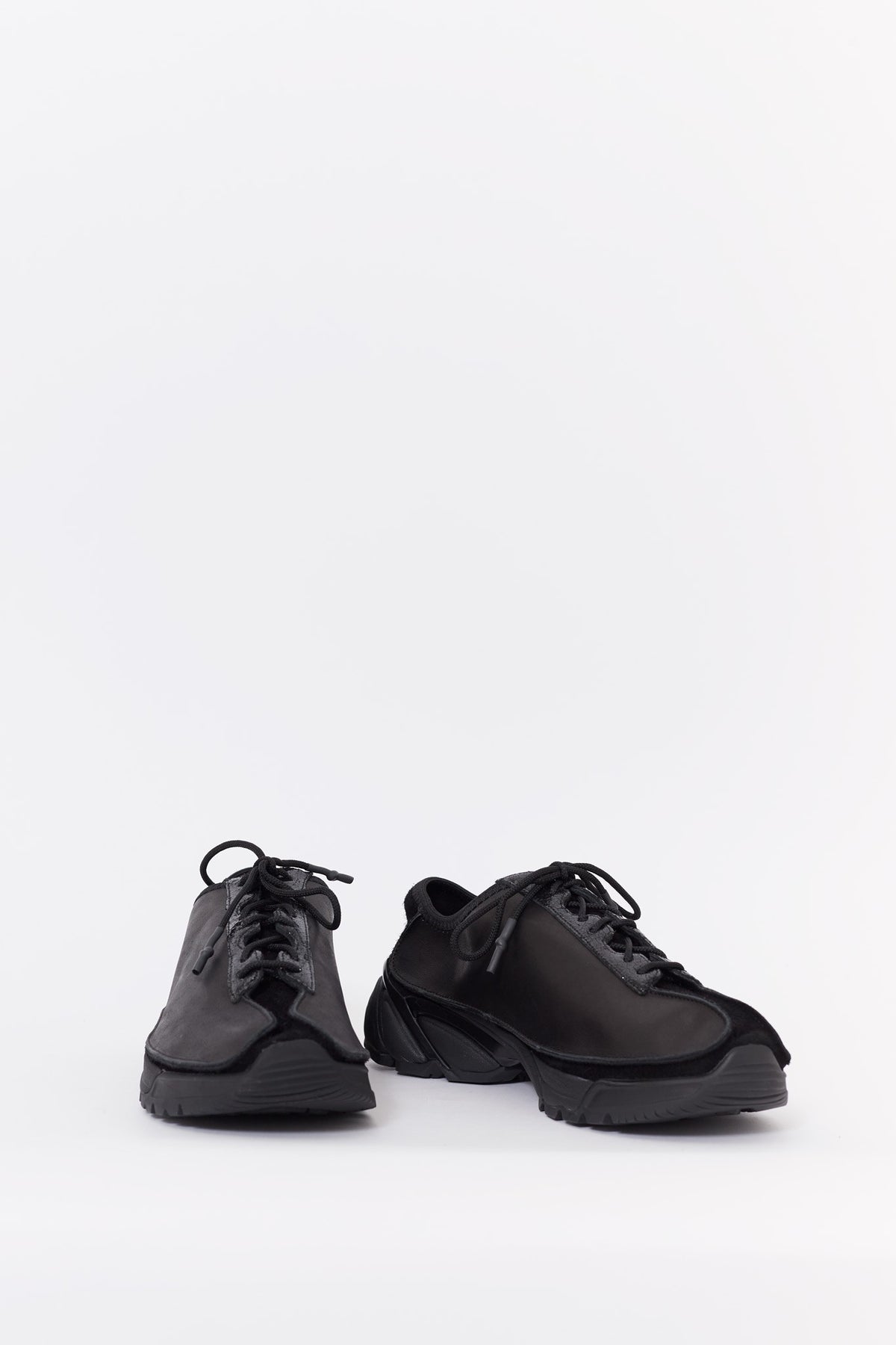 OUR LEGACY BLACK LEATHER KLOVE SNEAKERS