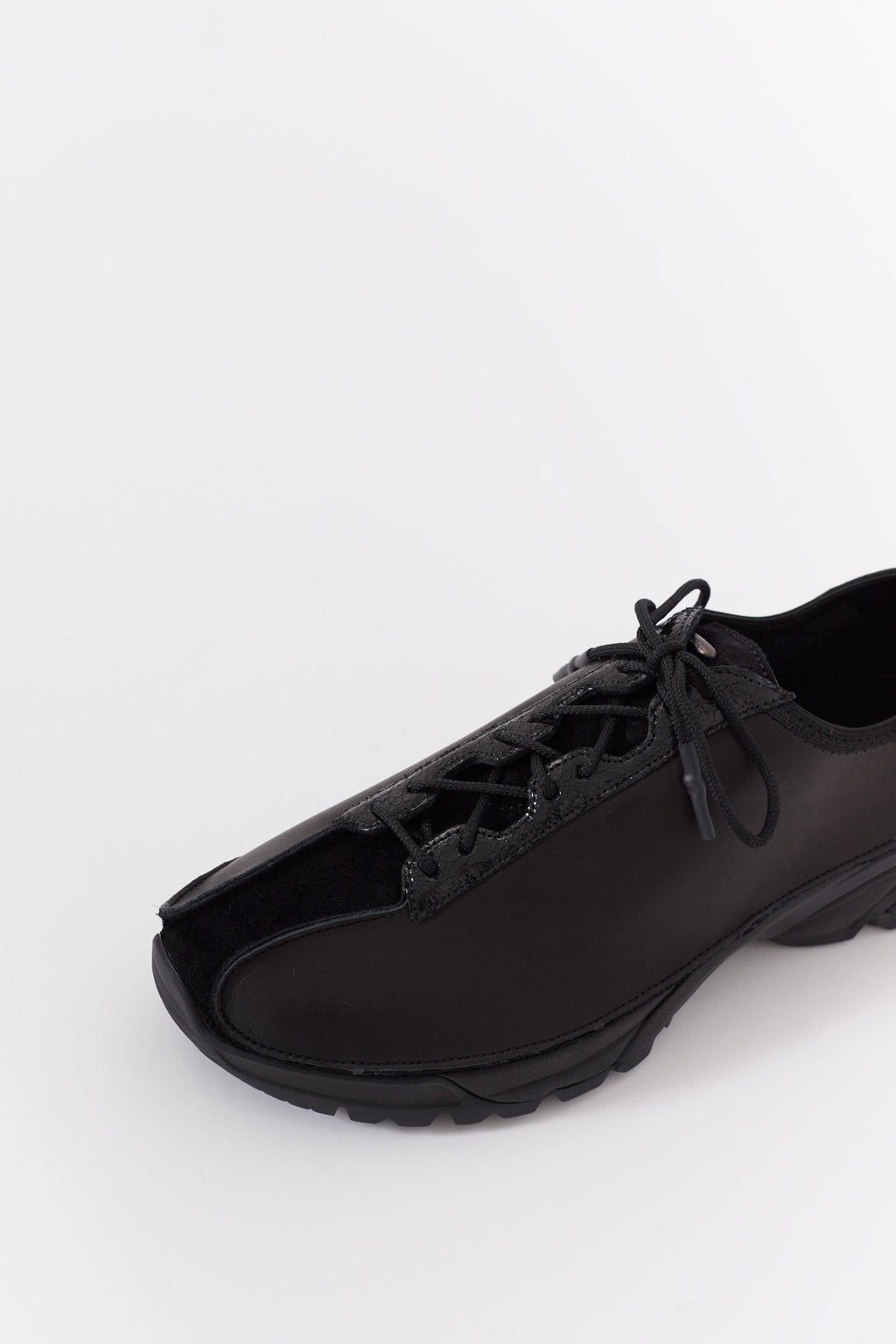 OUR LEGACY BLACK LEATHER KLOVE SNEAKERS