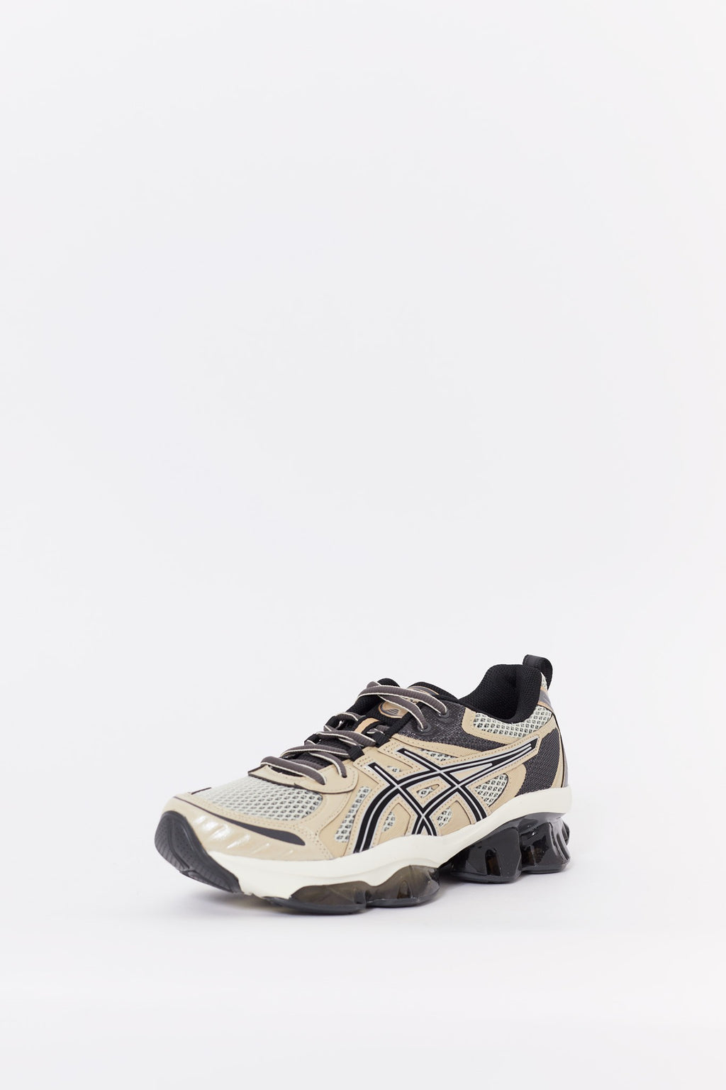 ASICS SAND BLACK GEL QUANTUM KINETIC SNEAKERS