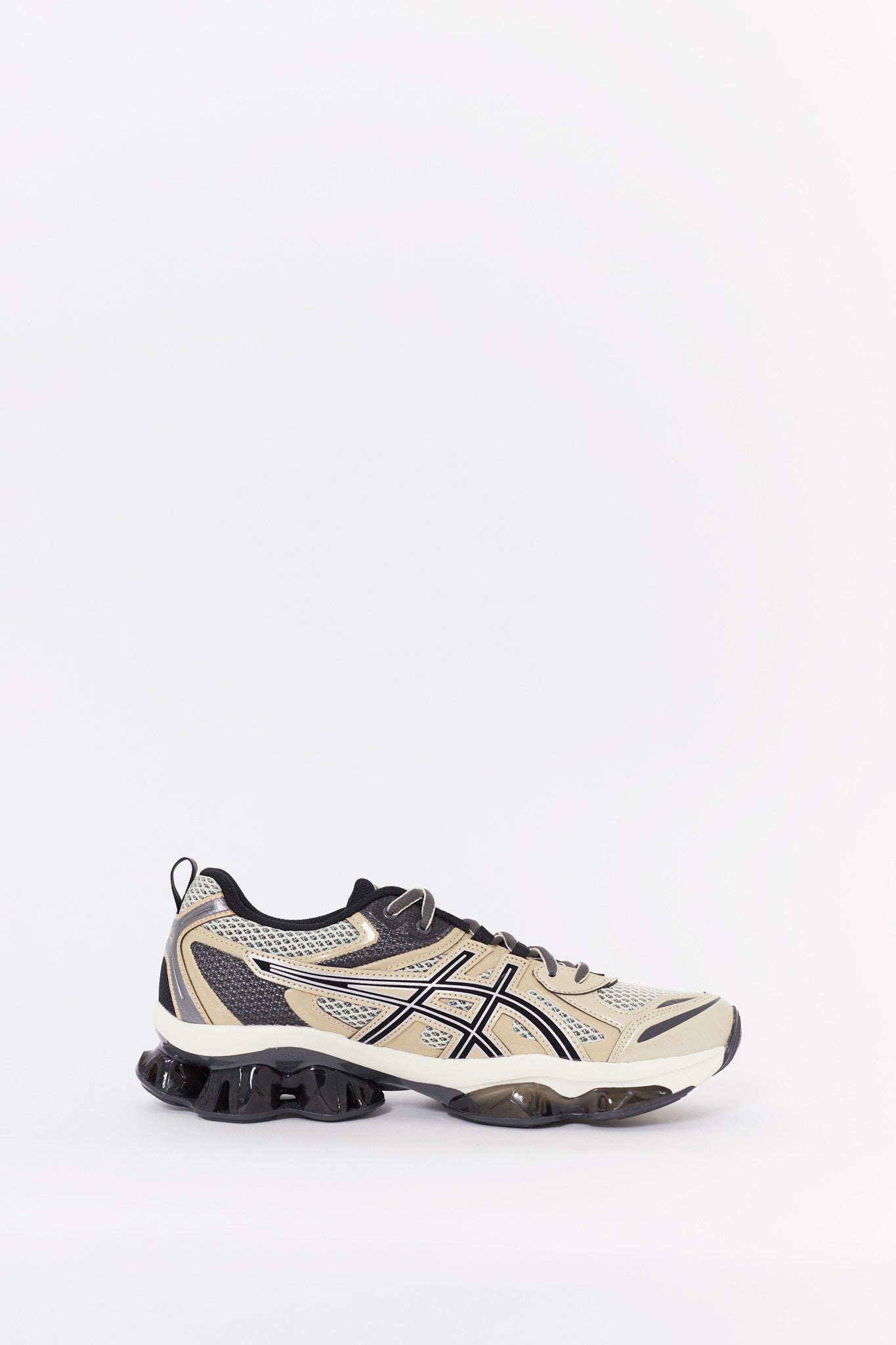 ASICS SAND BLACK GEL QUANTUM KINETIC SNEAKERS