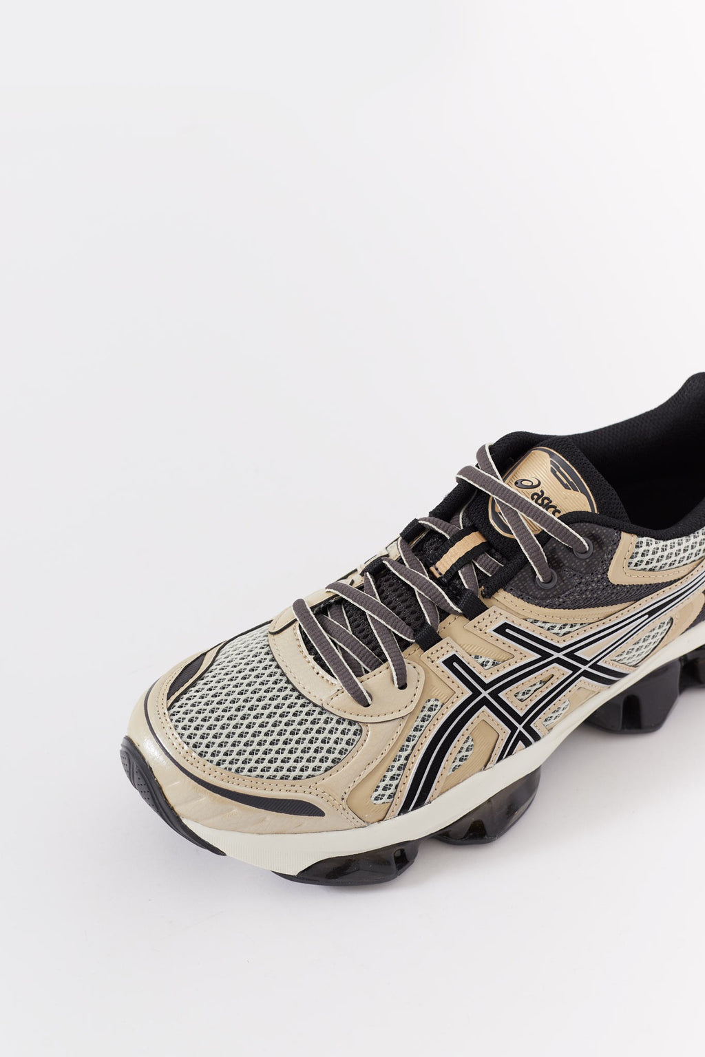 ASICS SAND BLACK GEL QUANTUM KINETIC SNEAKERS