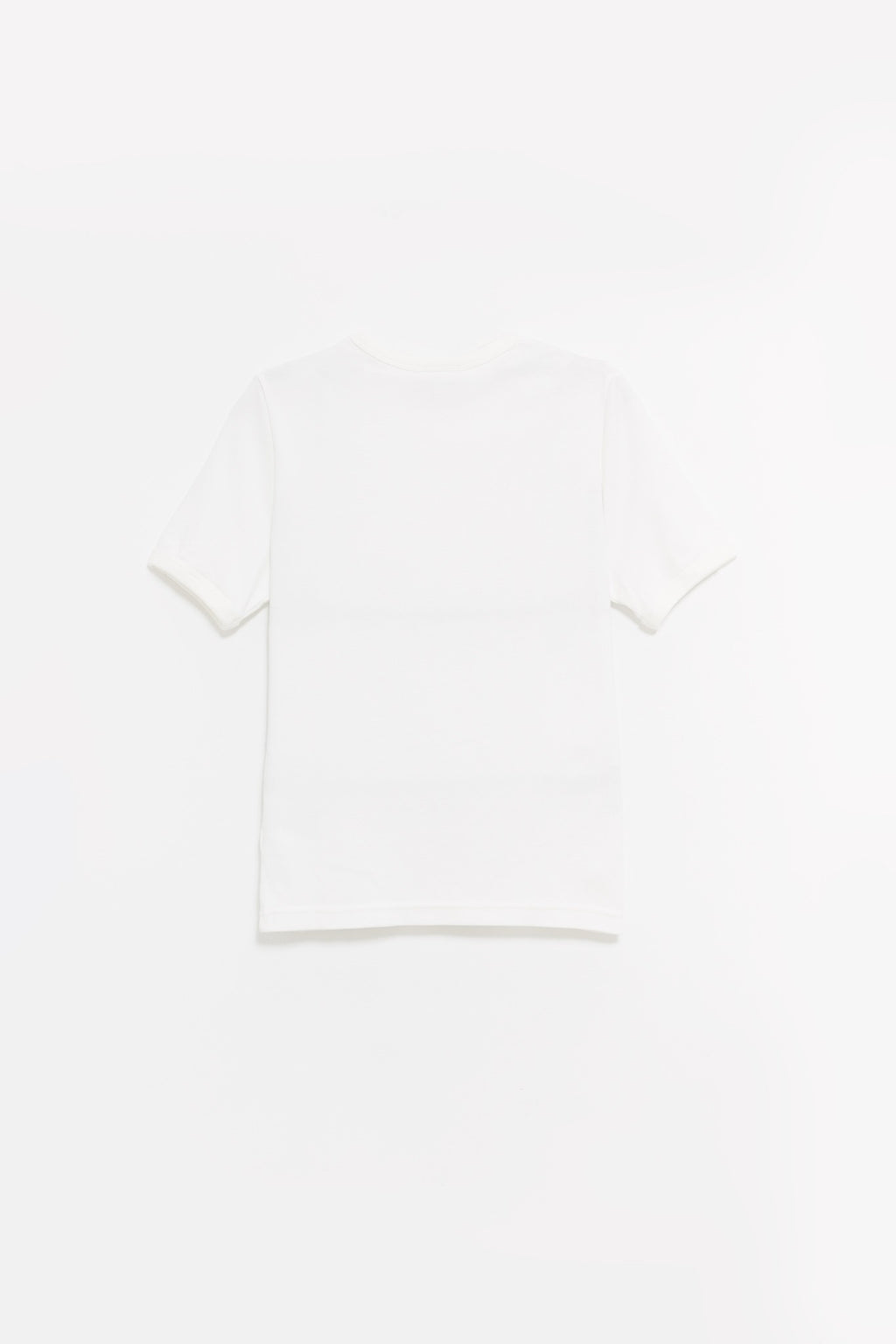 COURREGES HERITAGE WHITE SIGNATURE CONTRAST T SHIRT