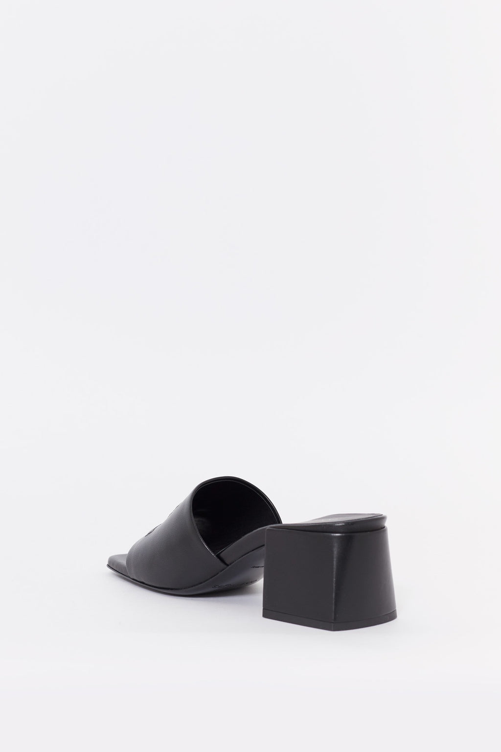 COURREGES BLACK HERITAGE SHADOW SANDALS