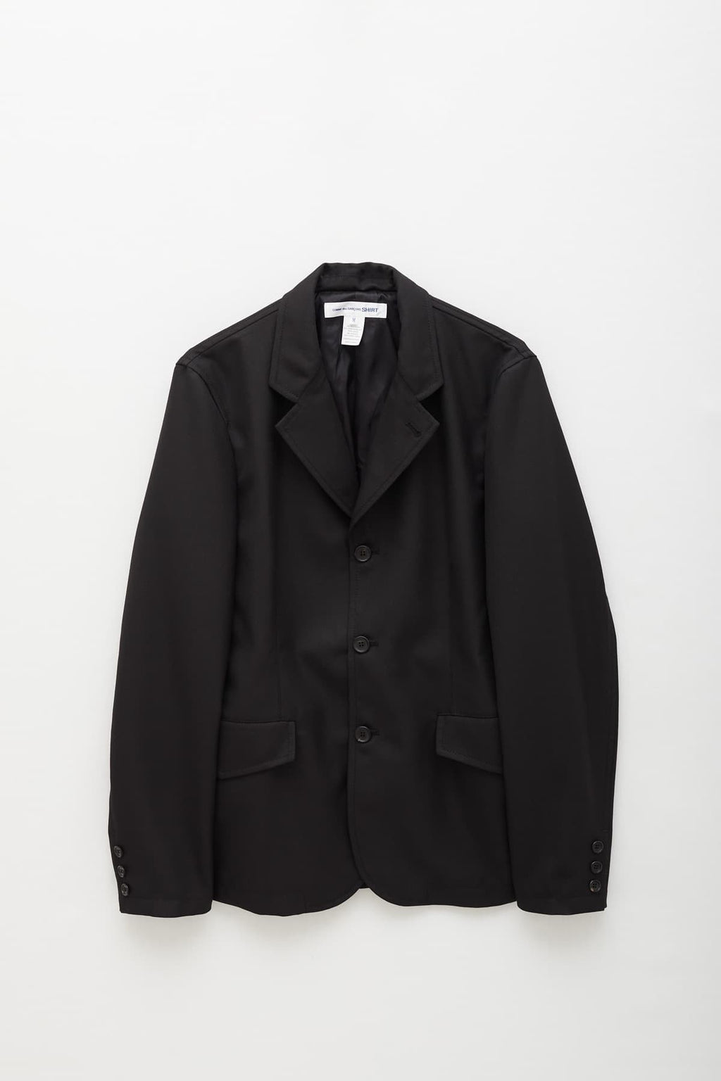 COMME DES GARCONS SHIRT BLACK FKJ006 SUIT JACKET