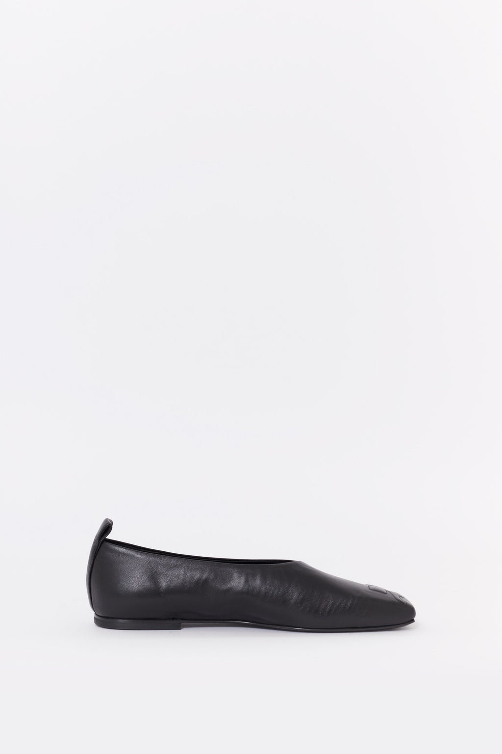 COURREGES BLACK AC HERITAGE NAPPA LEATHER LOAFERS
