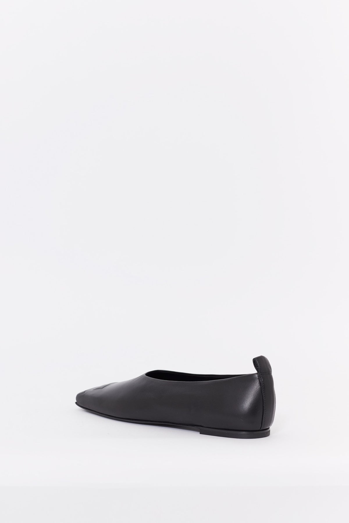 COURREGES BLACK AC HERITAGE NAPPA LEATHER LOAFERS
