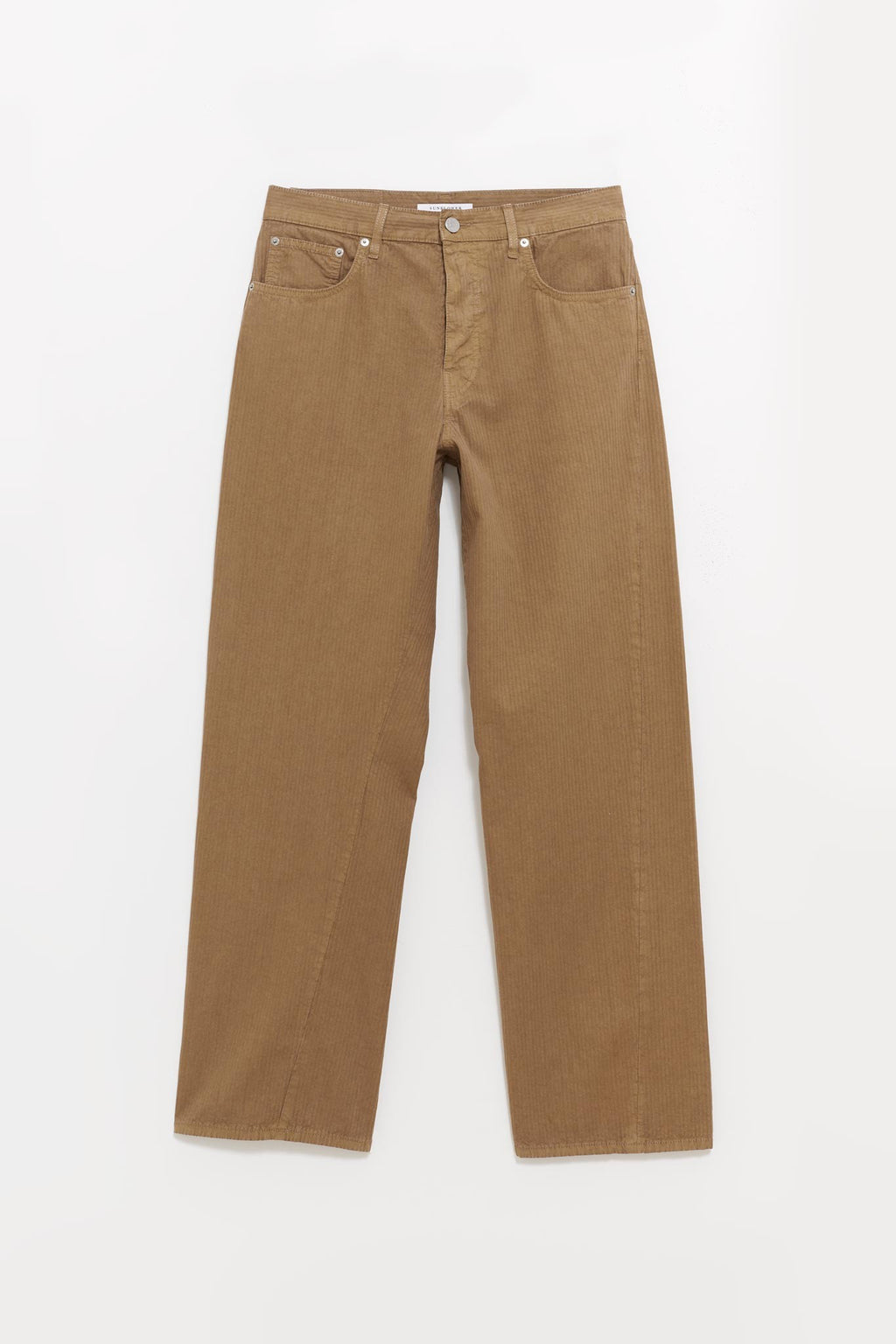 SUNFLOWER LIGHT BROWN WIDE TWIST TROUSER