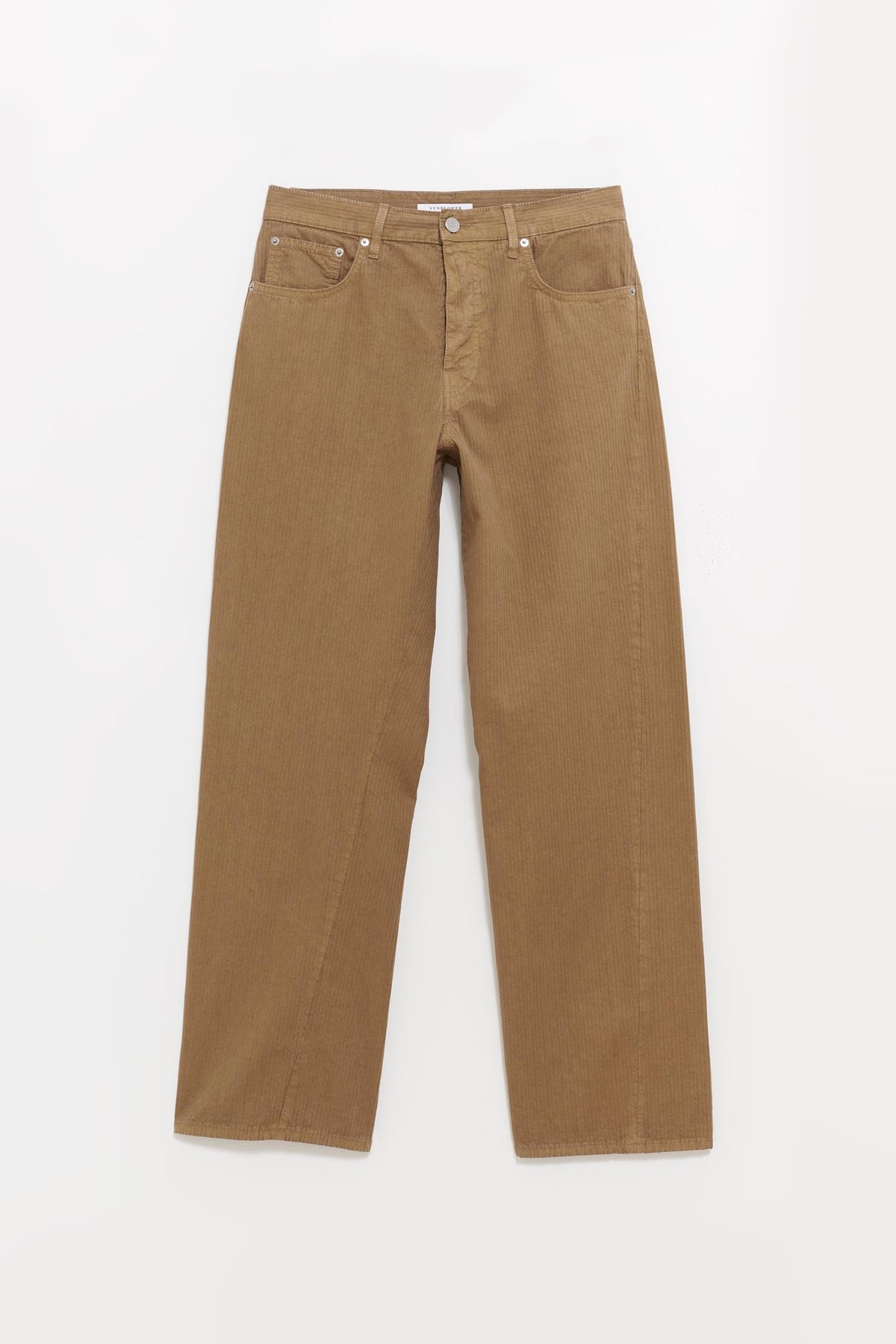 SUNFLOWER LIGHT BROWN WIDE TWIST TROUSER