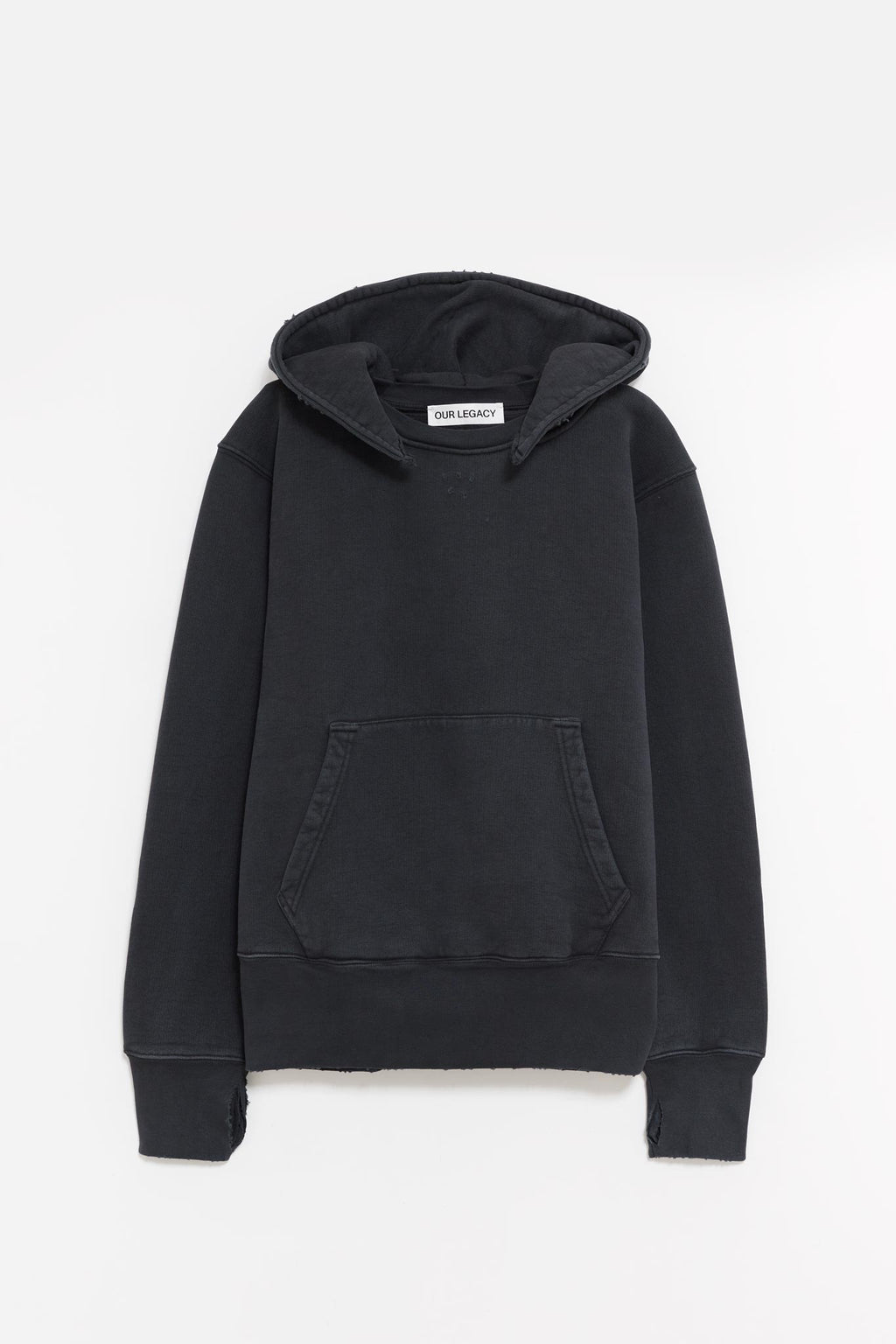 OUR LEGACY PIGMENT BLACK RELIC HOOD