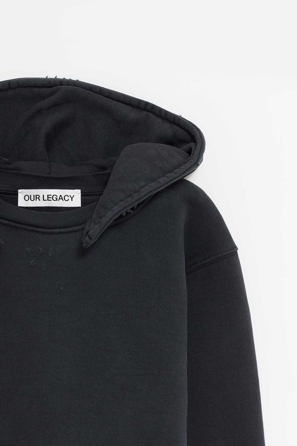 OUR LEGACY PIGMENT BLACK RELIC HOOD