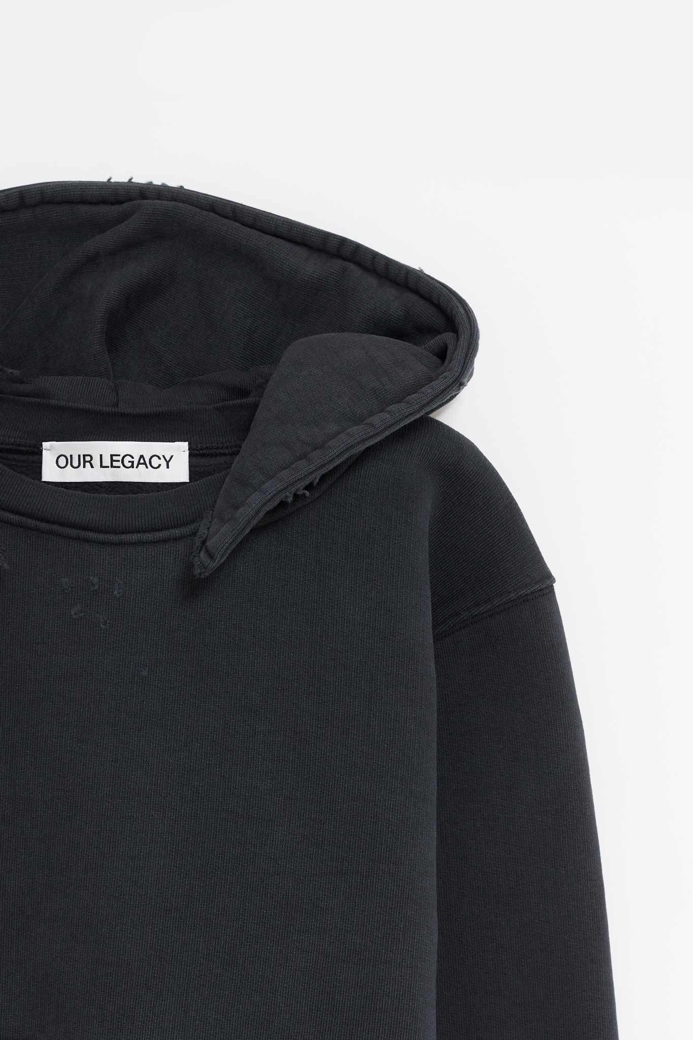 OUR LEGACY PIGMENT BLACK RELIC HOOD