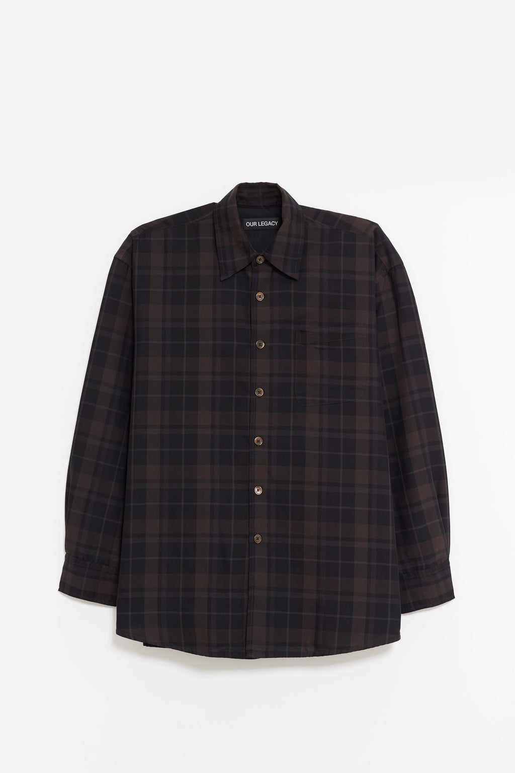OUR LEGACY BLACK SHEER BORROWED SHIRT