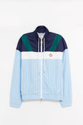 CASABLANCA NAVY NYLON TRACK JACKET