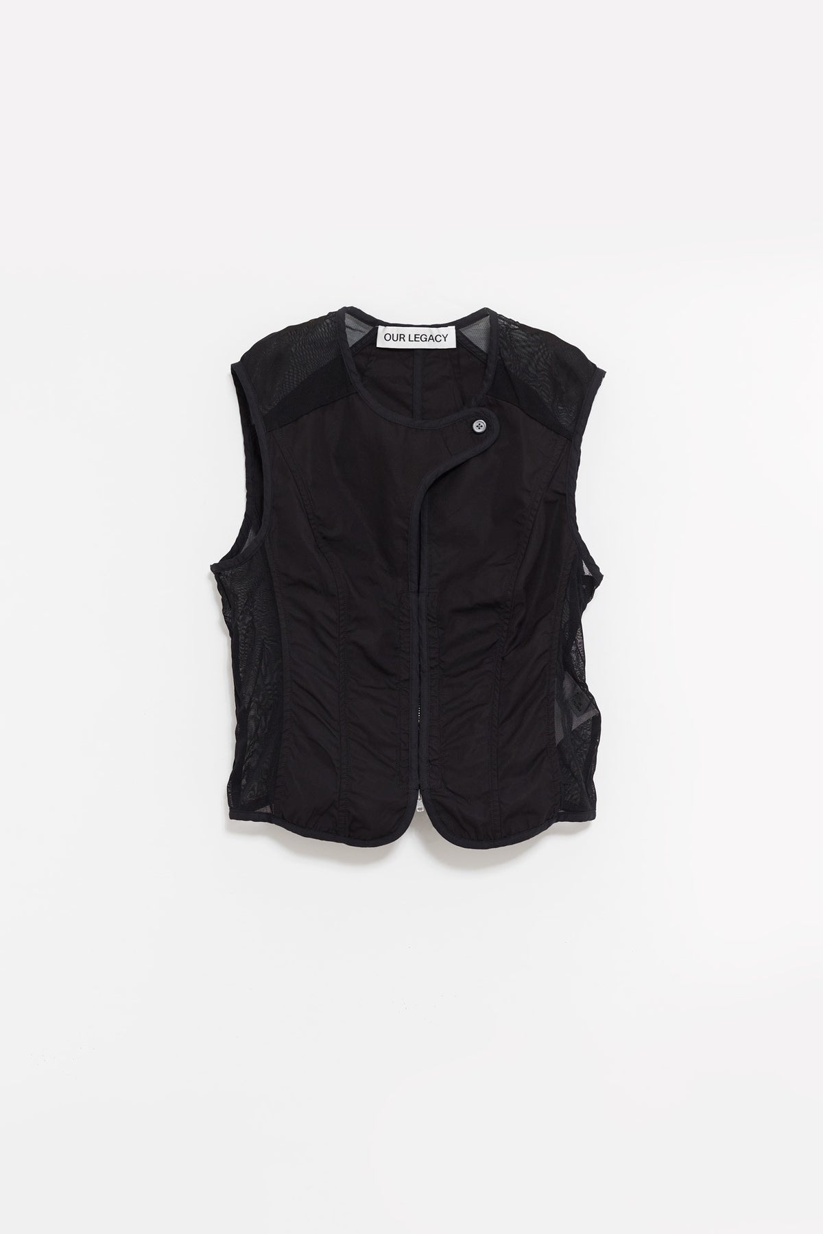 OUR LEGACY BLACK CORSET VEST