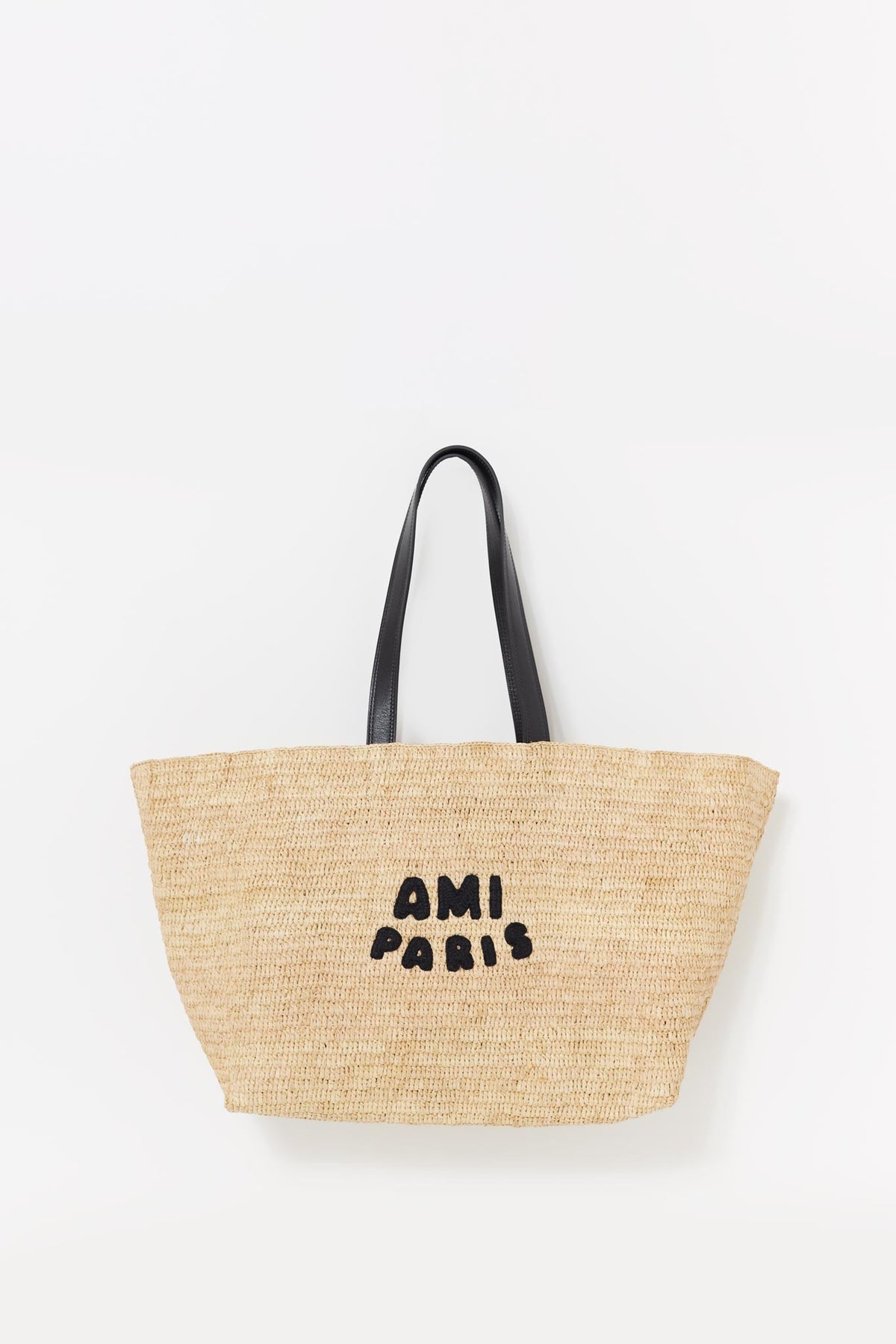 AMI PARIS NATURAL TOTE BAG