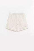 LOUVOIS BEIGE SEAQUAL SWIMMING SHORTS