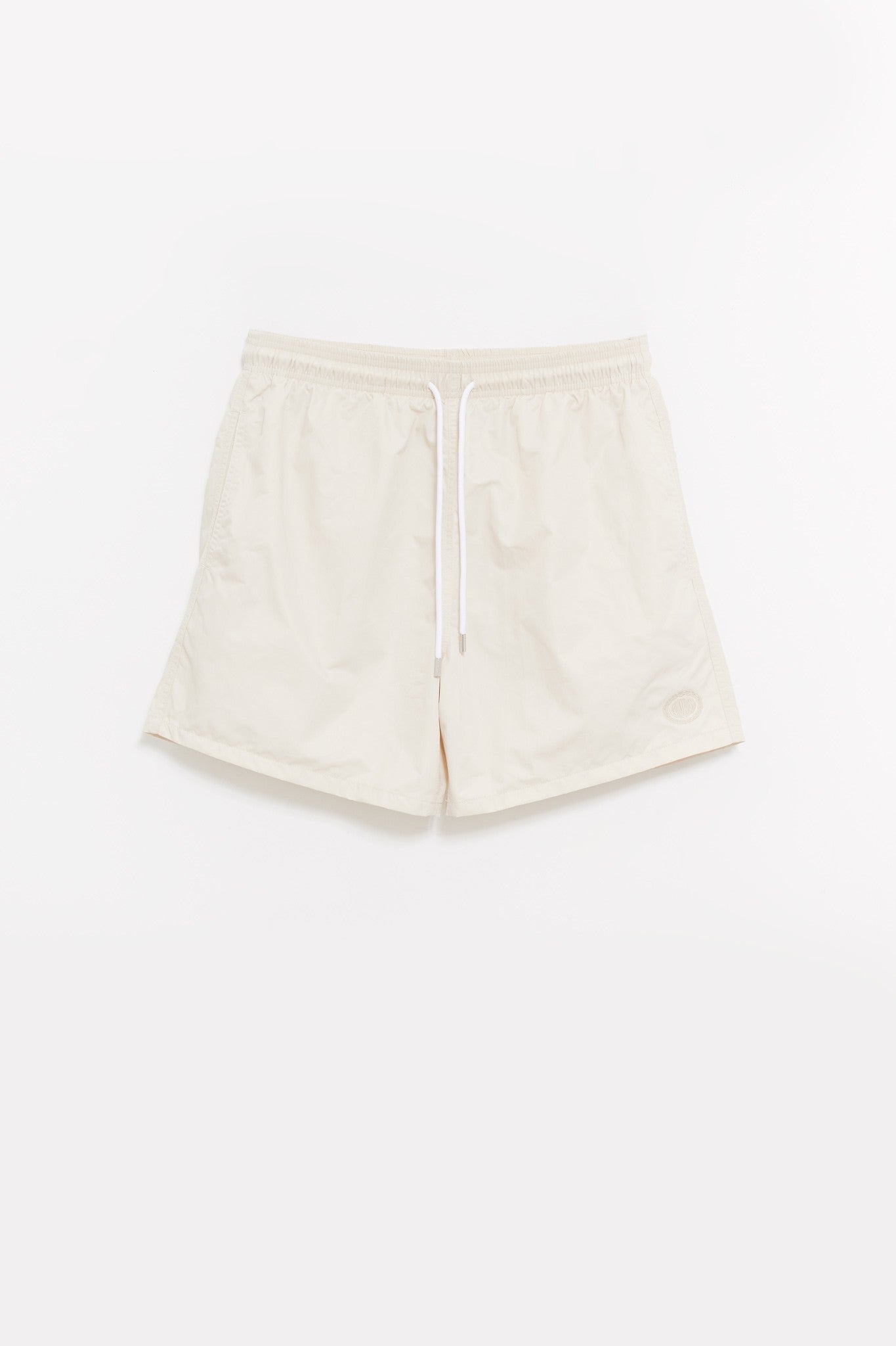 LOUVOIS BEIGE SEAQUAL SWIMMING SHORTS