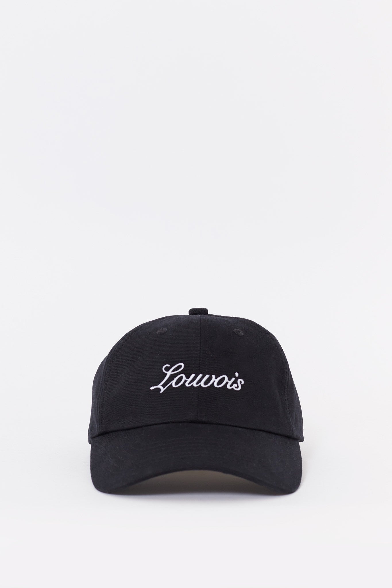 LOUVOIS BLACK LOUVOIS WORDMARK HAT