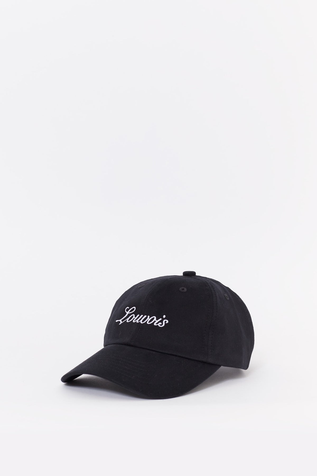 LOUVOIS BLACK LOUVOIS WORDMARK HAT