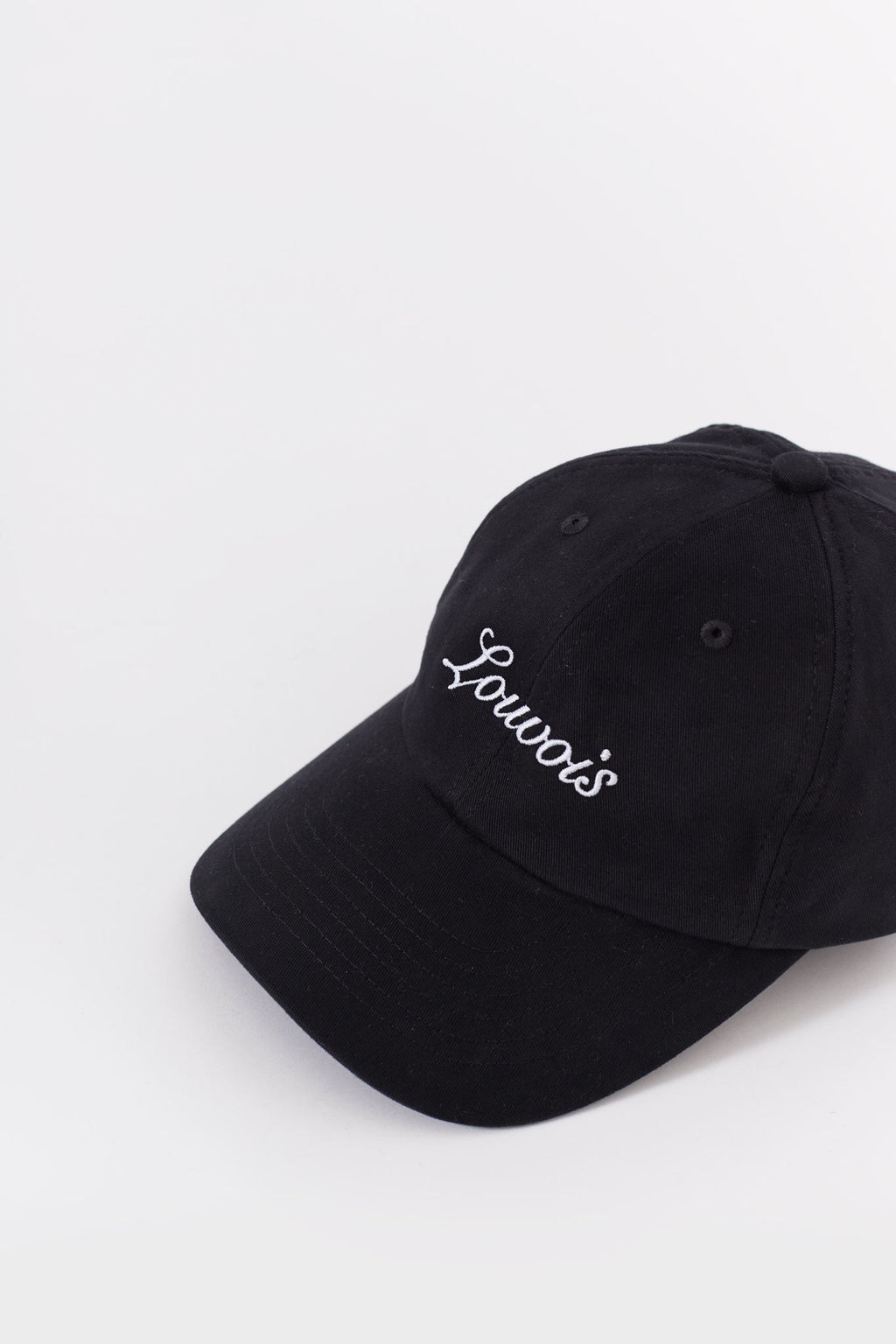 LOUVOIS BLACK LOUVOIS WORDMARK HAT