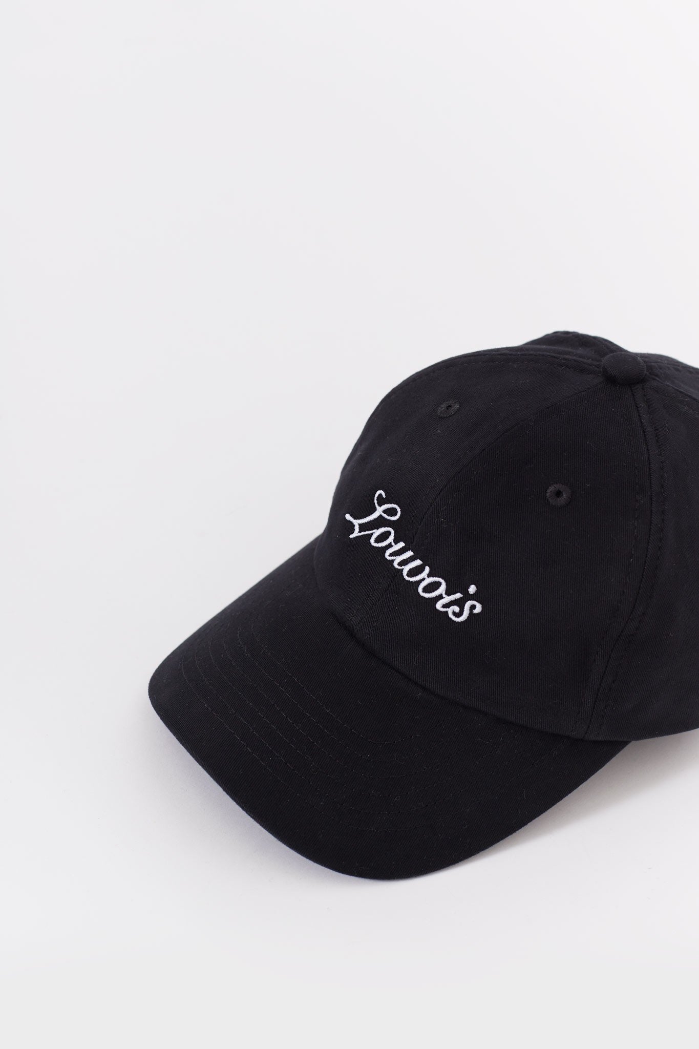LOUVOIS BLACK LOUVOIS WORDMARK HAT