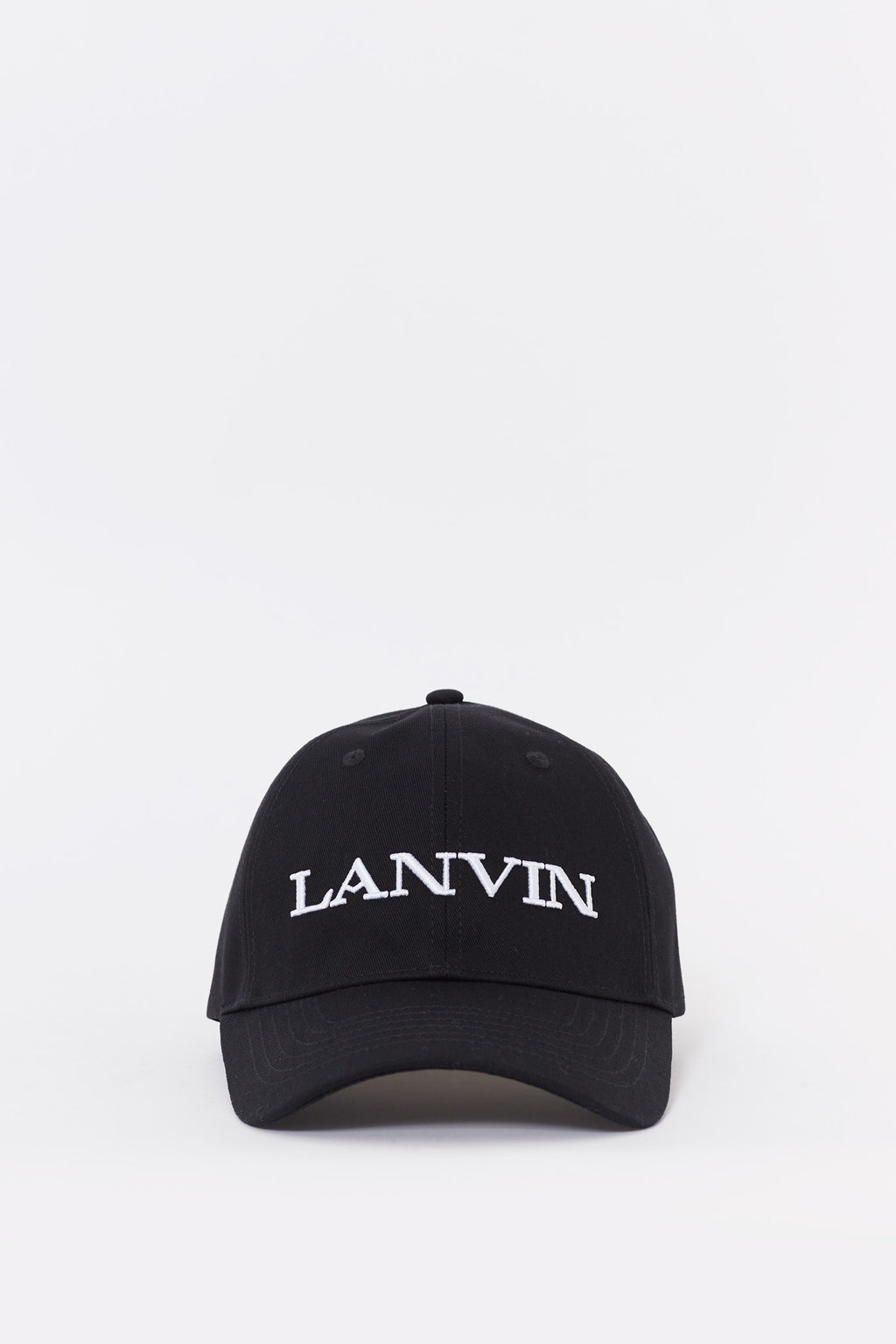 LANVIN BLACK BASEBALL CAP