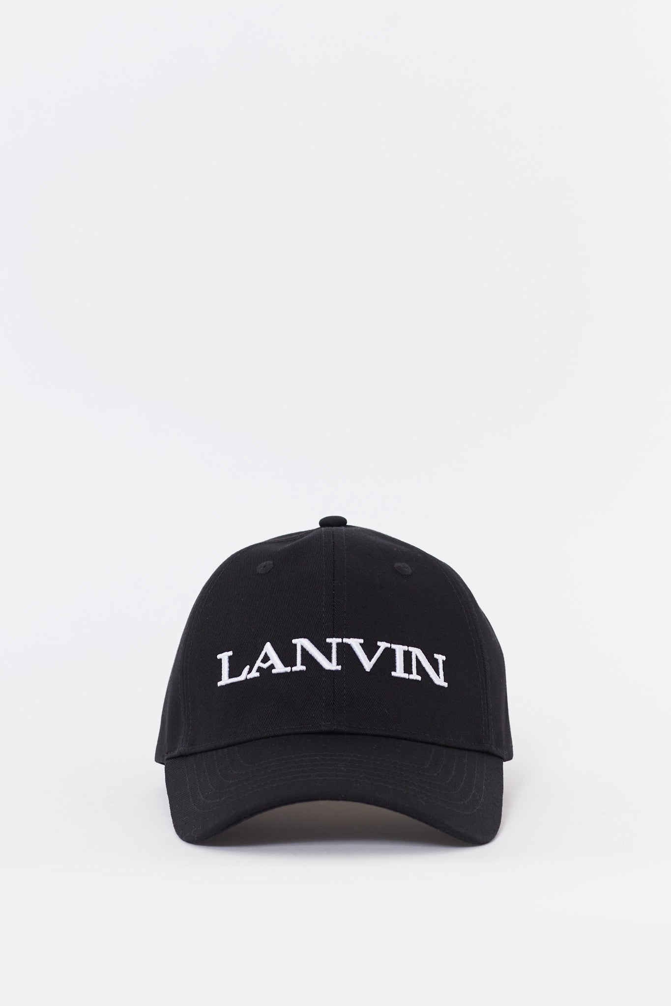 LANVIN BLACK BASEBALL CAP