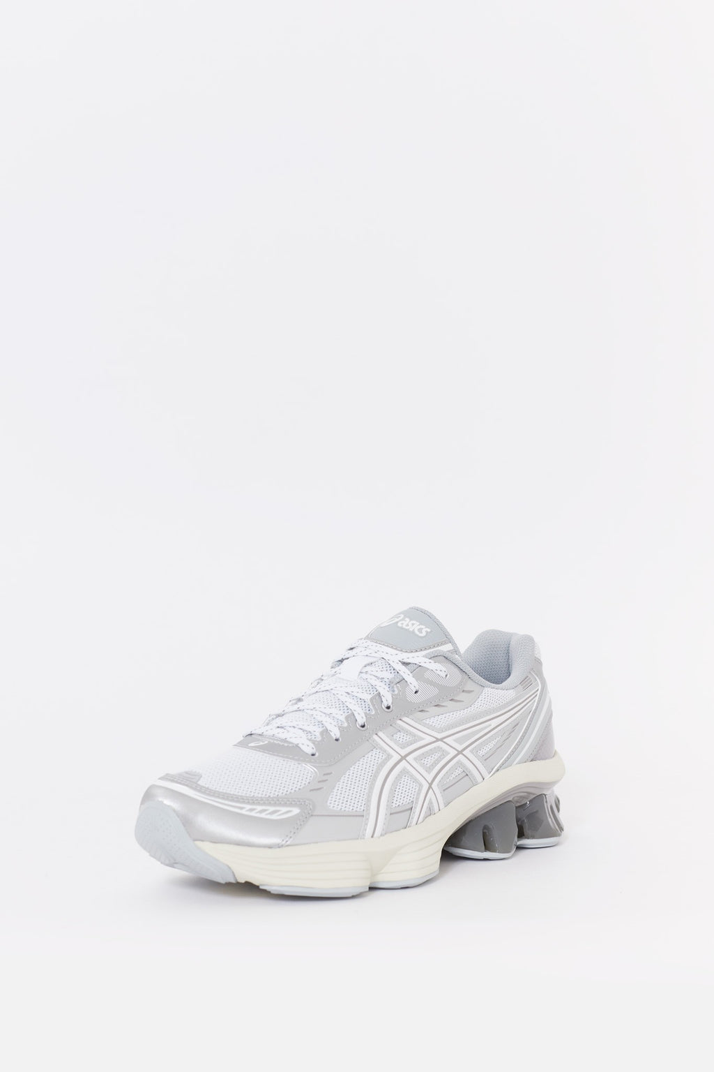 ASICS WHITE GEL KINETIC FLUENT SNEAKERS