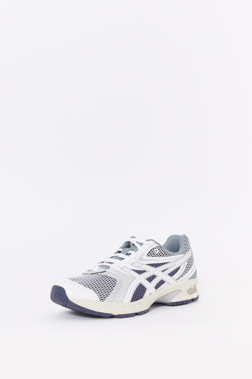 ASICS WHITE PURE SILVER GEL DS TRAINER 14 SNEAKERS
