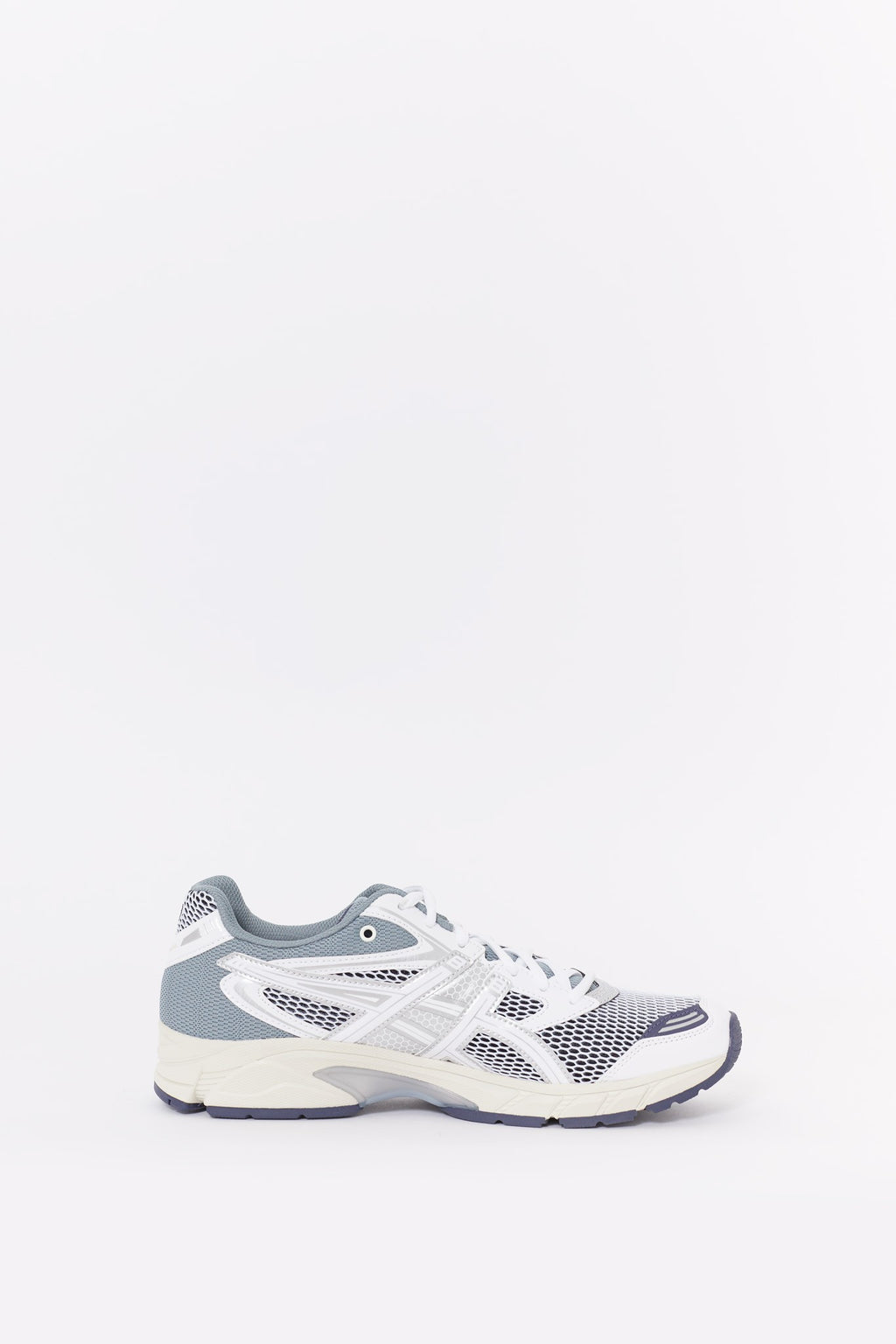 ASICS WHITE PURE SILVER GEL DS TRAINER 14 SNEAKERS