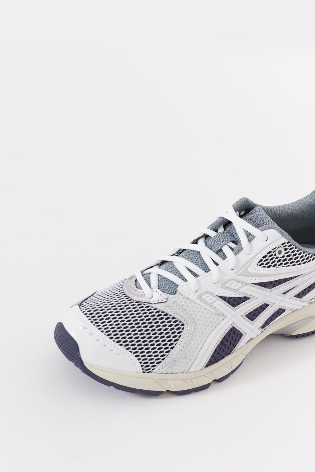 ASICS WHITE PURE SILVER GEL DS TRAINER 14 SNEAKERS