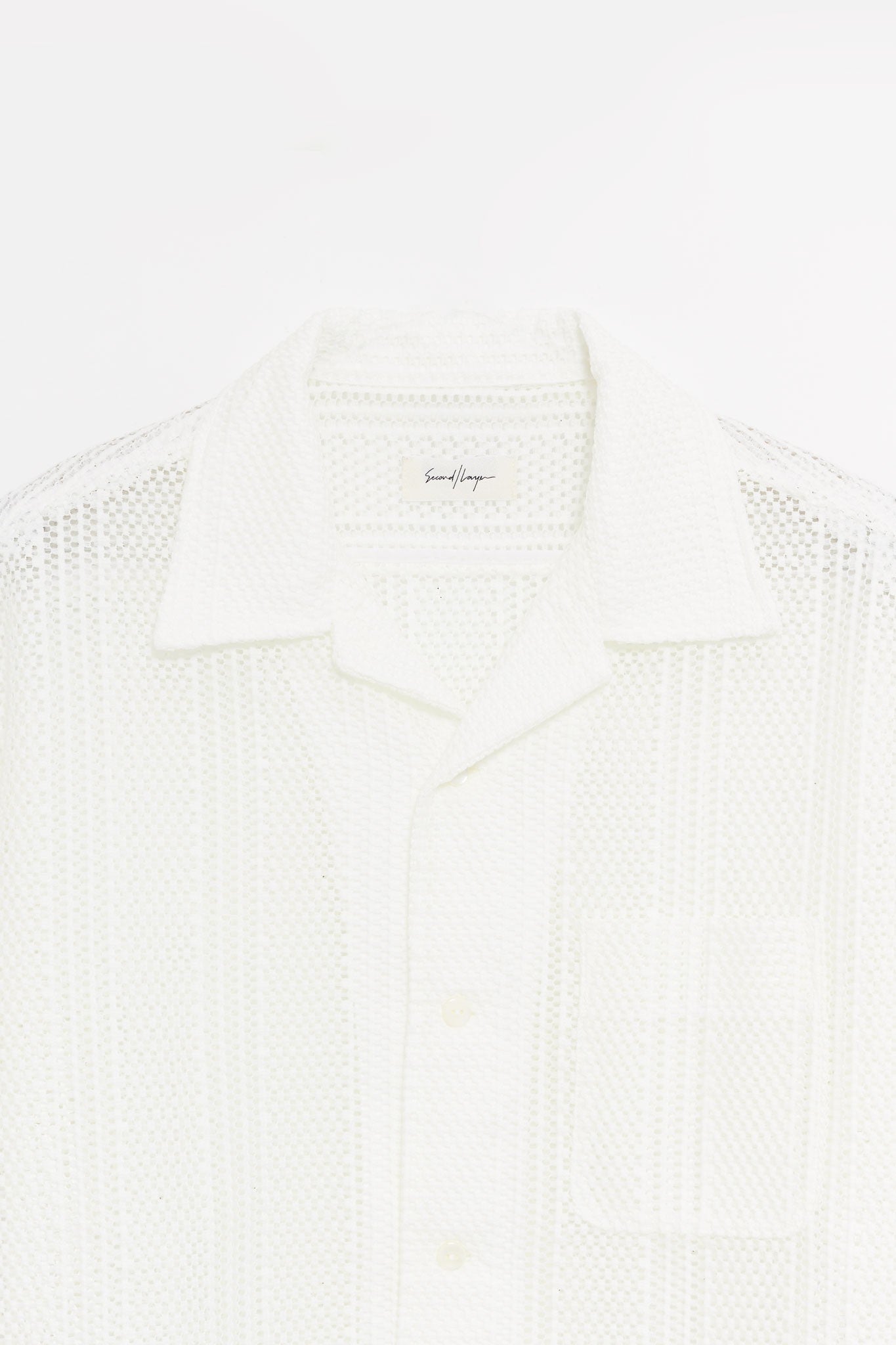 SECOND LAYER WHITE INDIO SHIRT