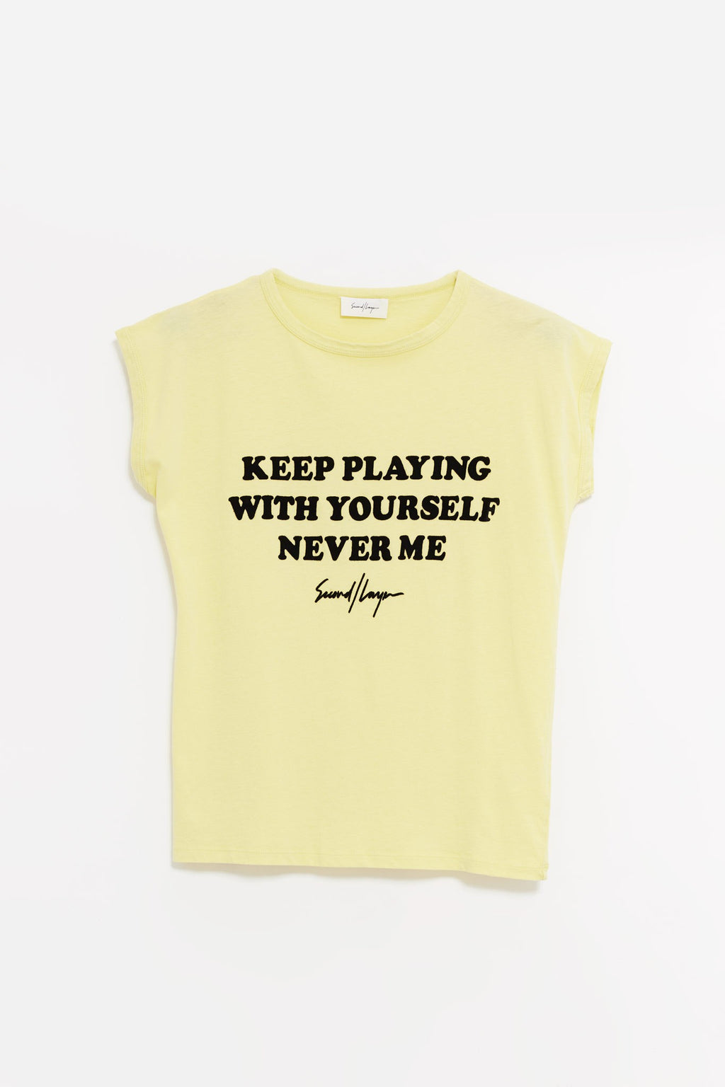 SECOND LAYER YELLOW NIAGARA T SHIRT