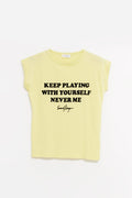SECOND LAYER YELLOW NIAGARA T SHIRT
